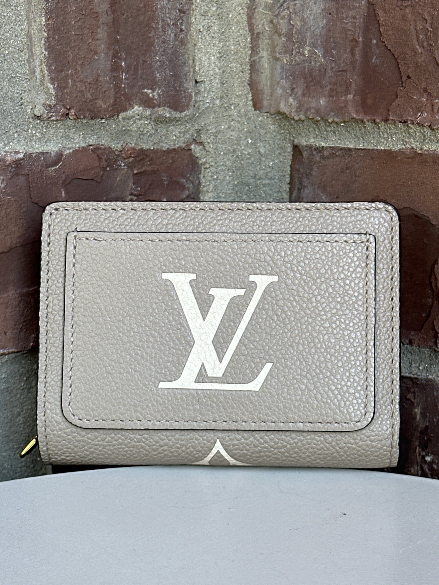 Louis Vuitton Clea Wallet Bicolor Monogram Empreinte Giant 43009