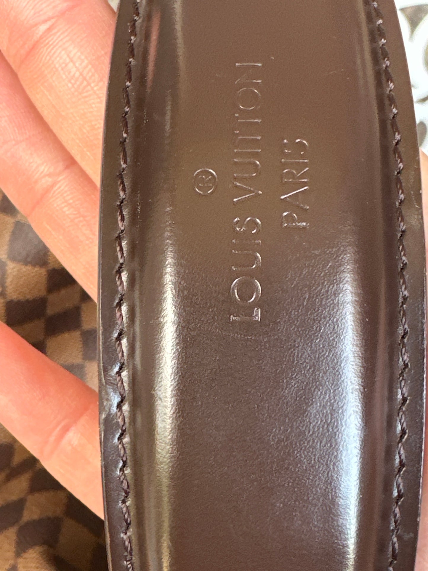 Louis Vuitton Portobello Handbag Damier Ebene GM 72323