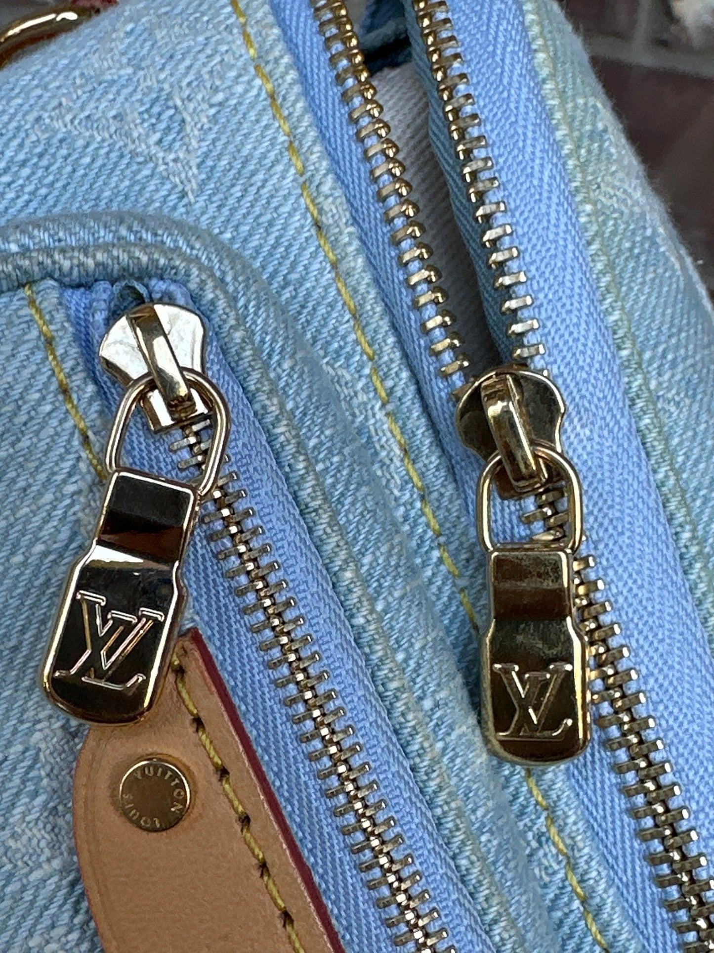 Louis Vuitton Bum Bag Monogram Denim Mini 45764
