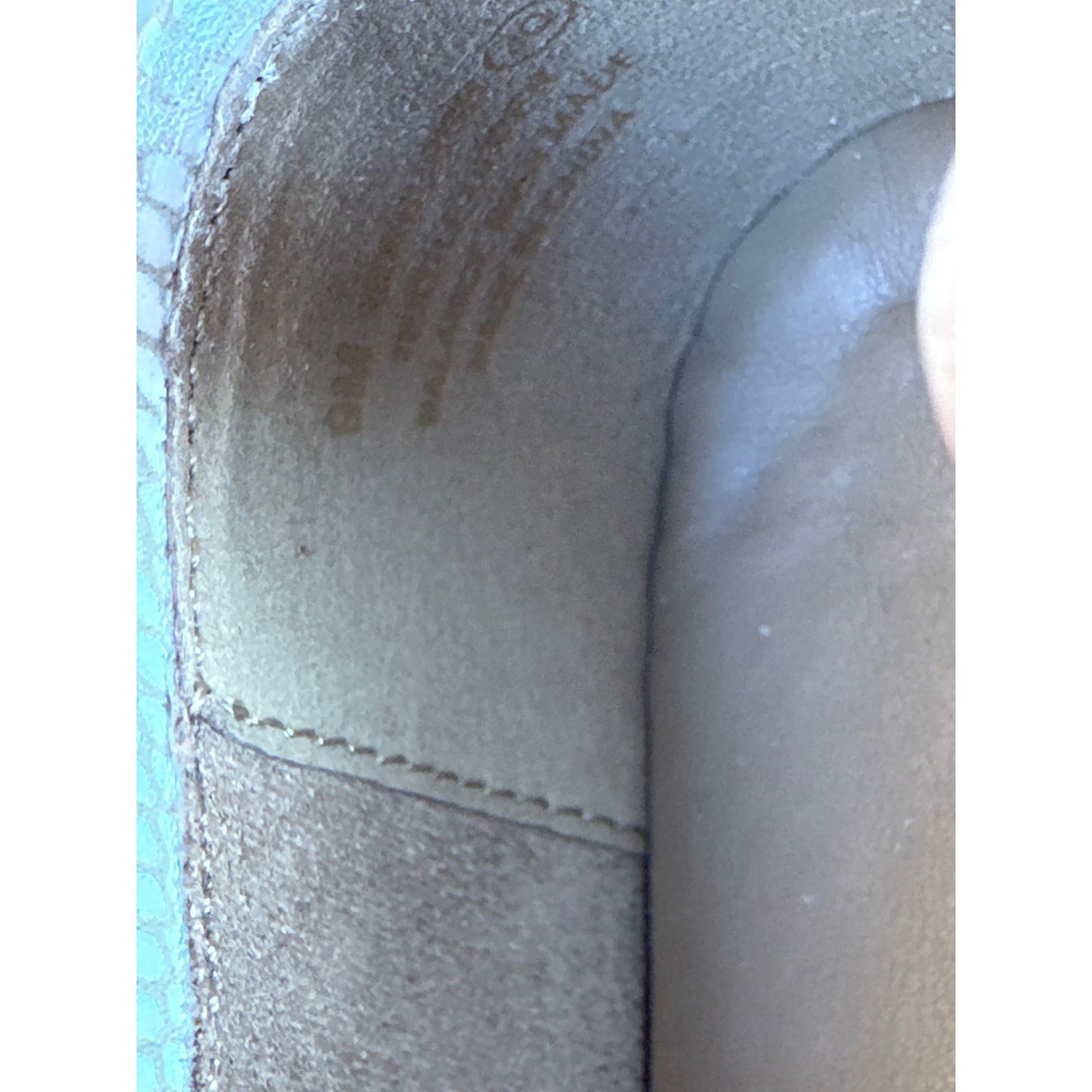 Aerosoles Newburgh White Snake Size 9M