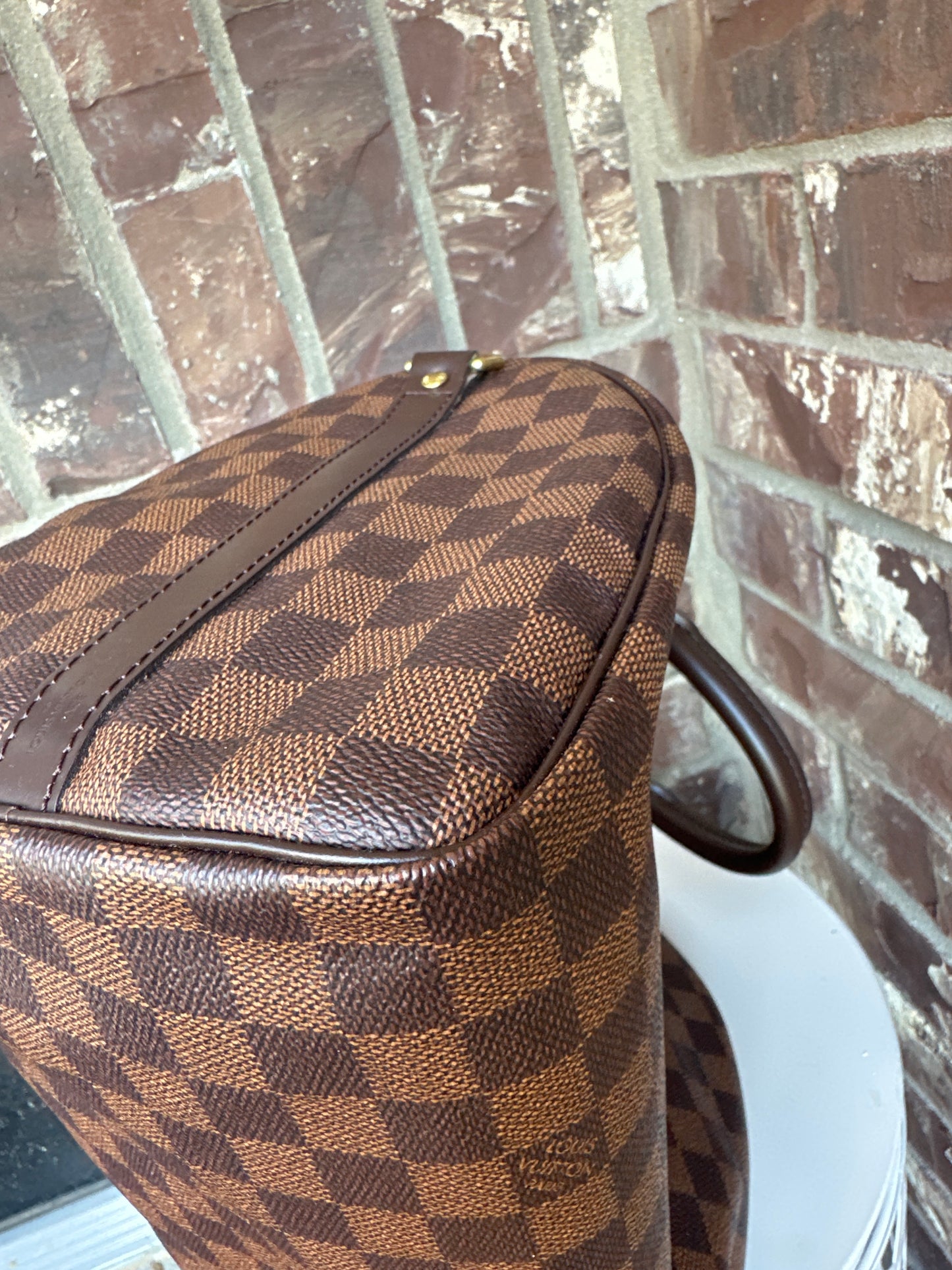 Louis Vuitton Speedy Bandouliere Bag Damier Ebene 30 90265
