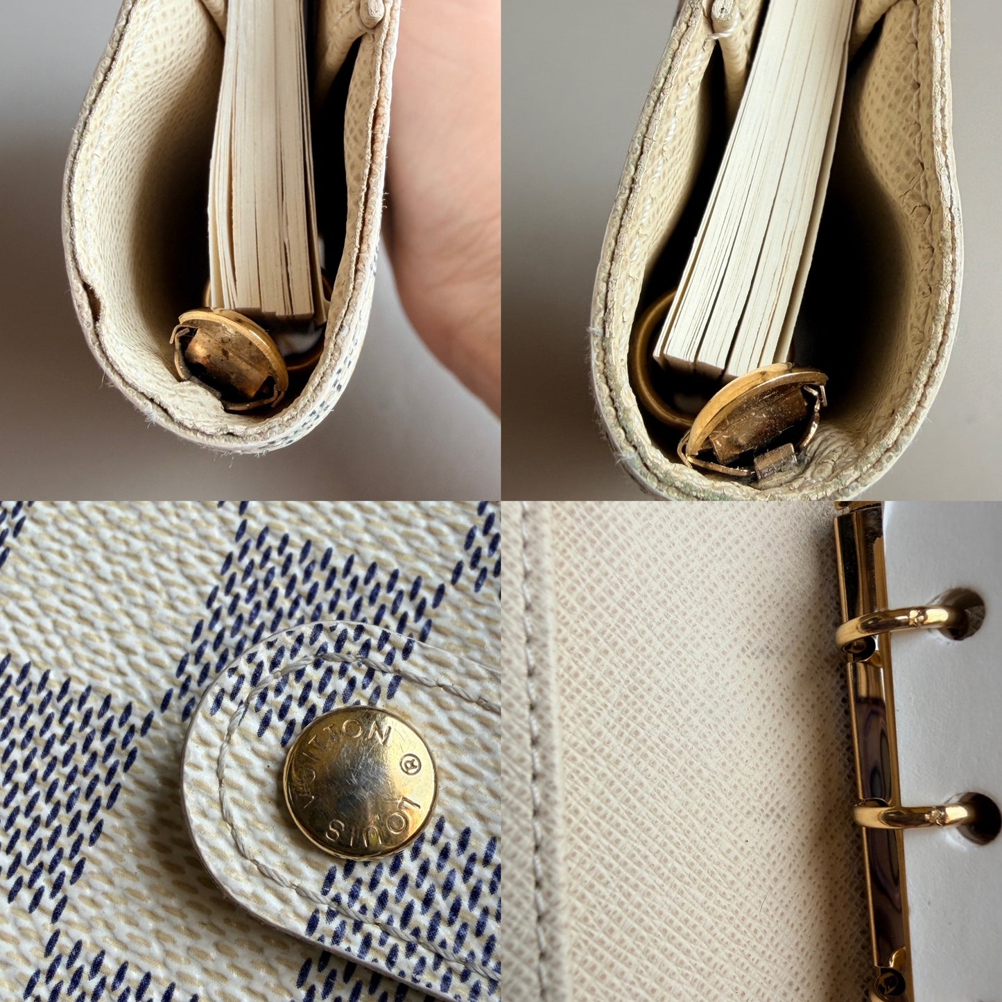 Louis Vuitton Agenda PM Damier Azur 38291