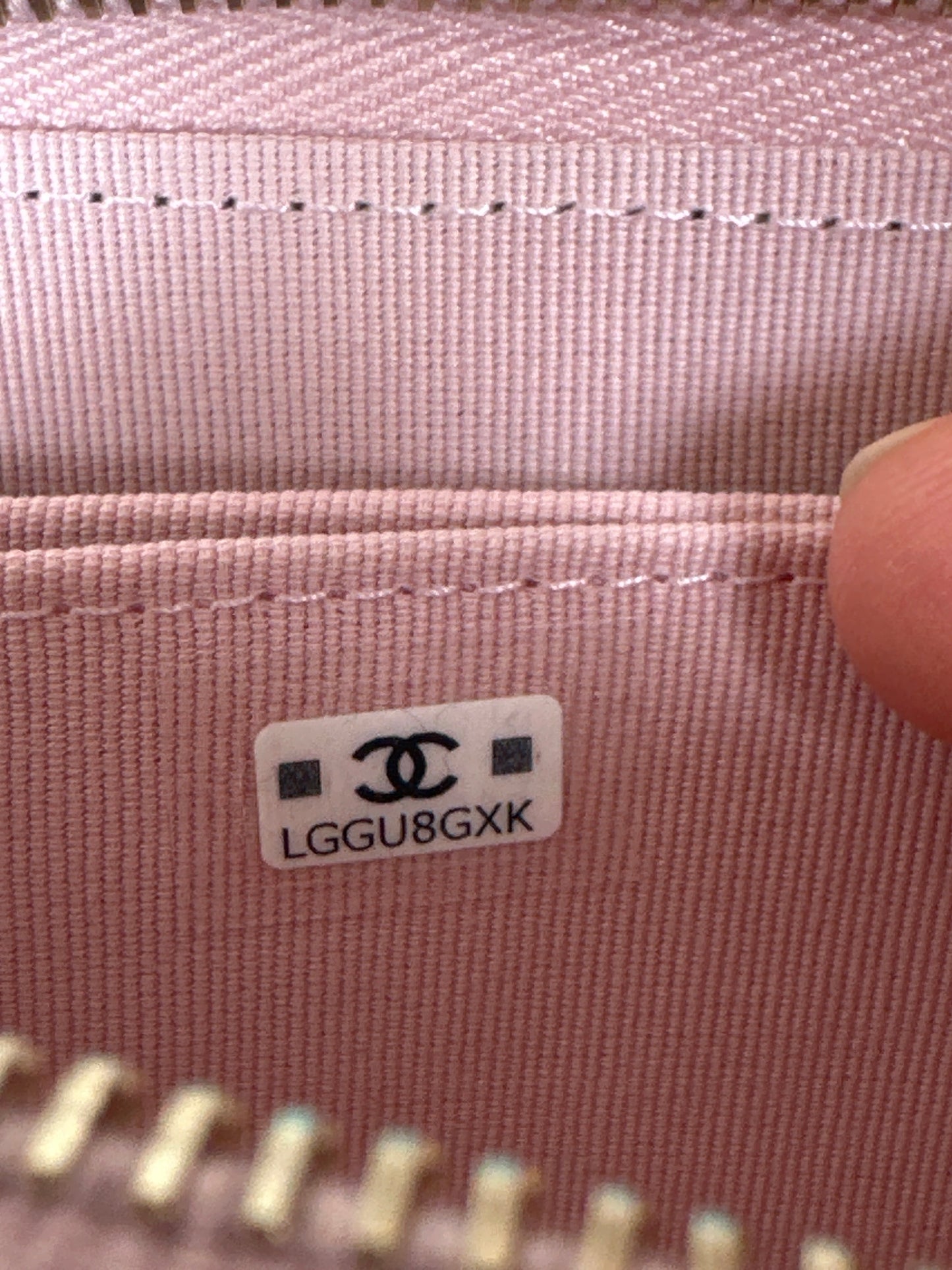 Chanel CC Zip Coin Purse Quilted Caviar Small 32554