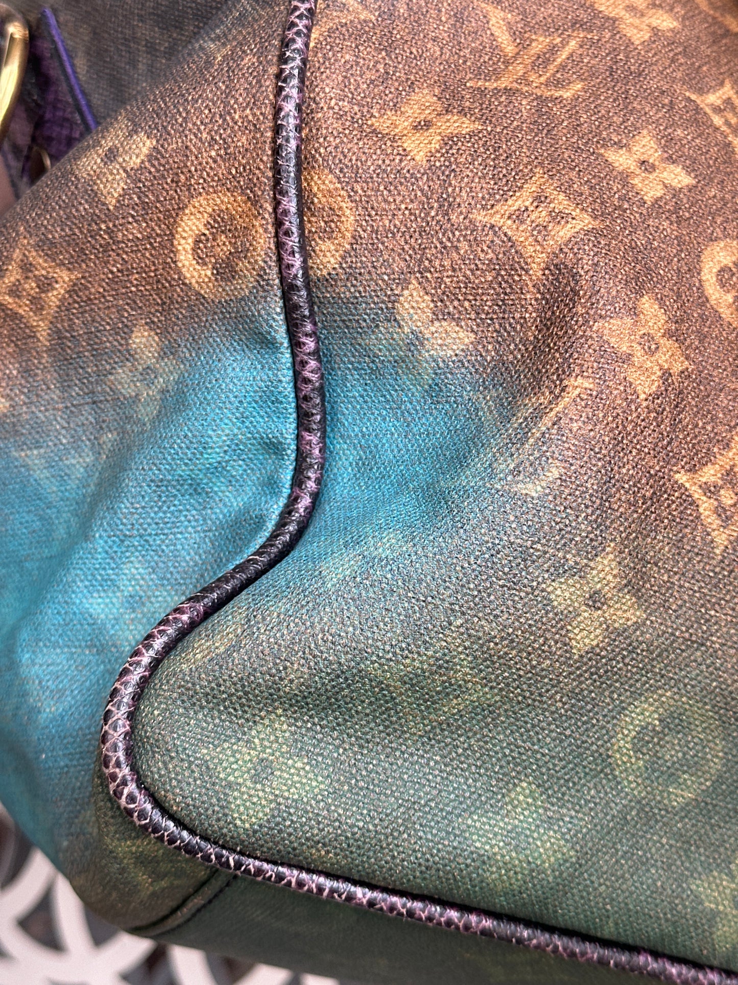 Louis Vuitton x Richard Prince Limited Edition Monogram Heartbreak Jokes Tote 67776