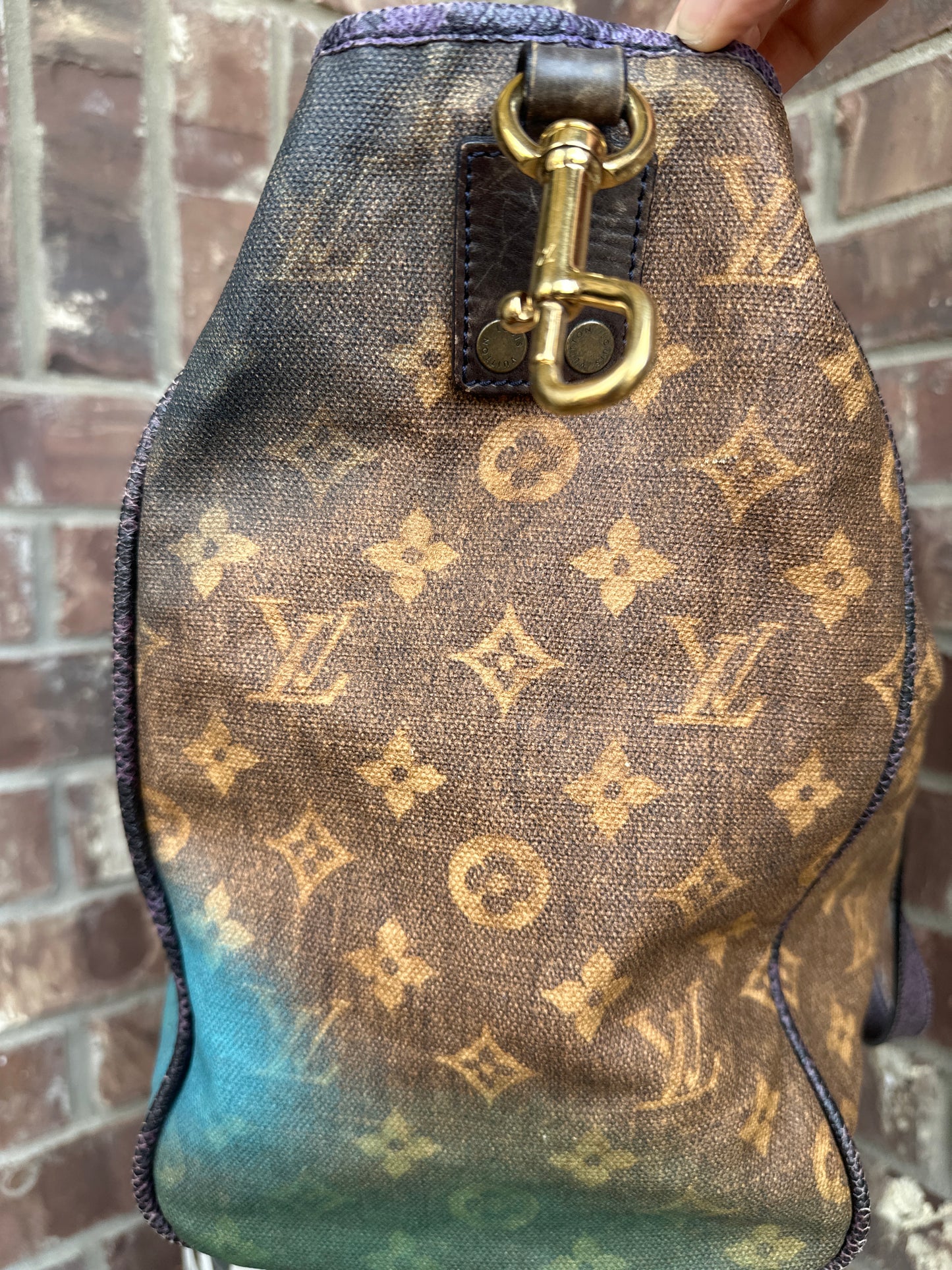 Louis Vuitton x Richard Prince Limited Edition Monogram Heartbreak Jokes Tote 67776