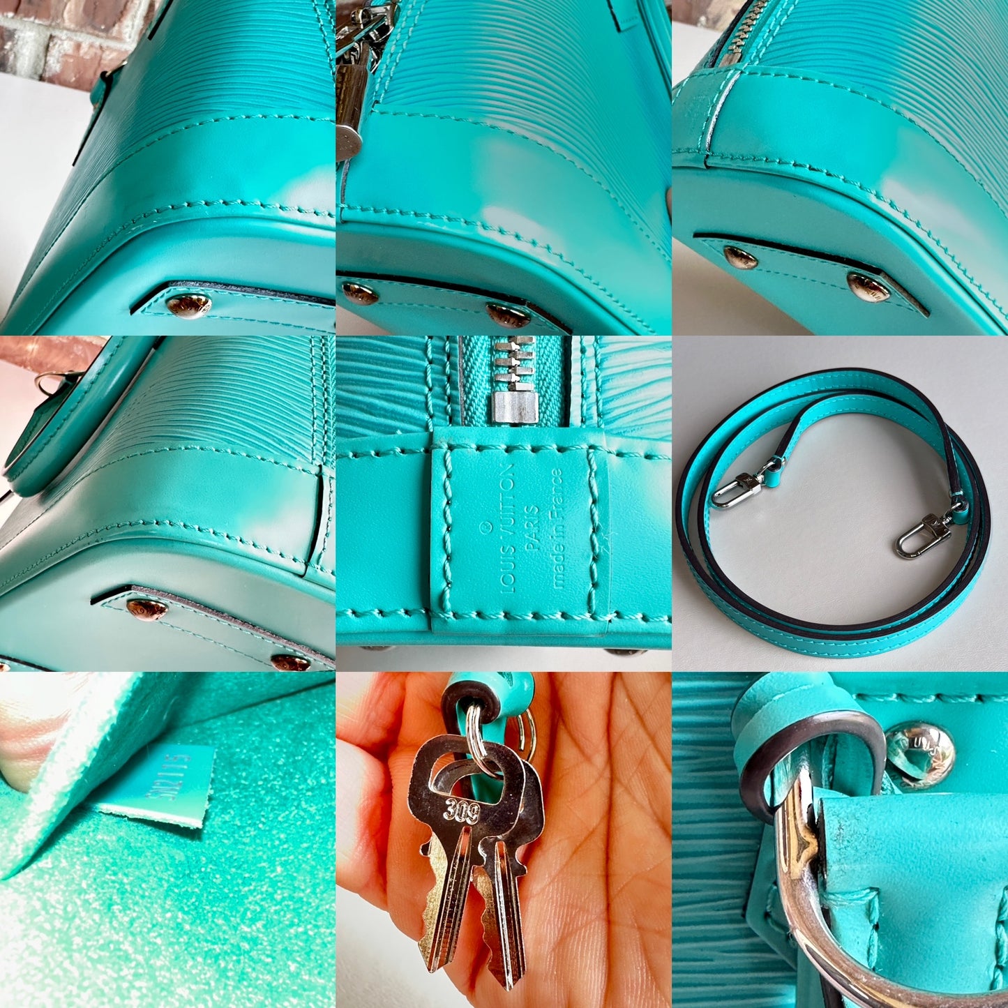 Louis Vuitton Alma Handbag Epi Leather BB 47927