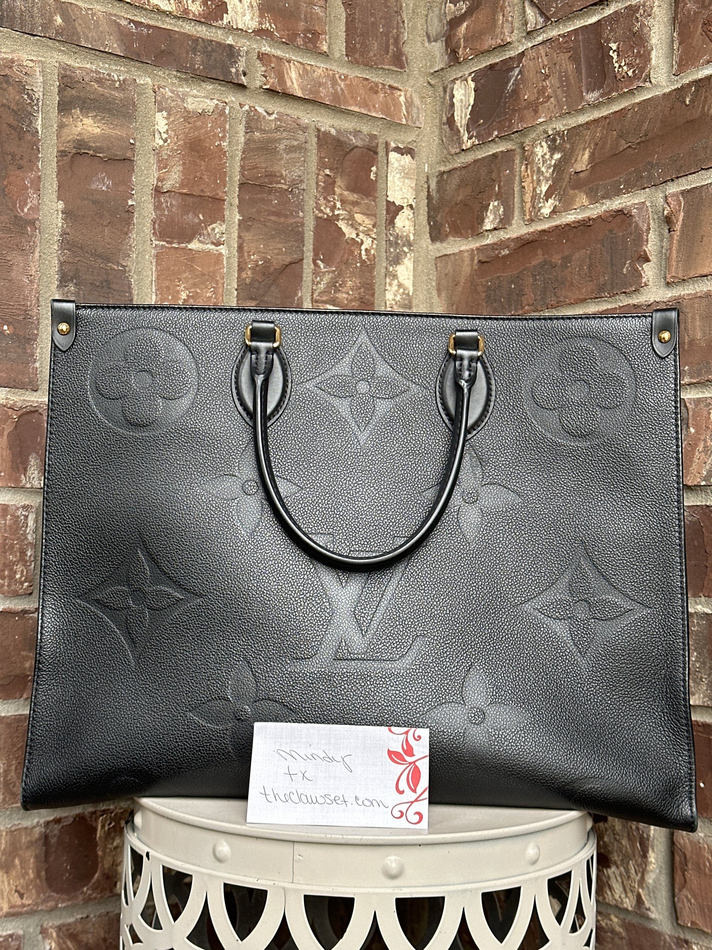 Louis Vuitton OnTheGo Tote Monogram Empreinte Giant GM 65789