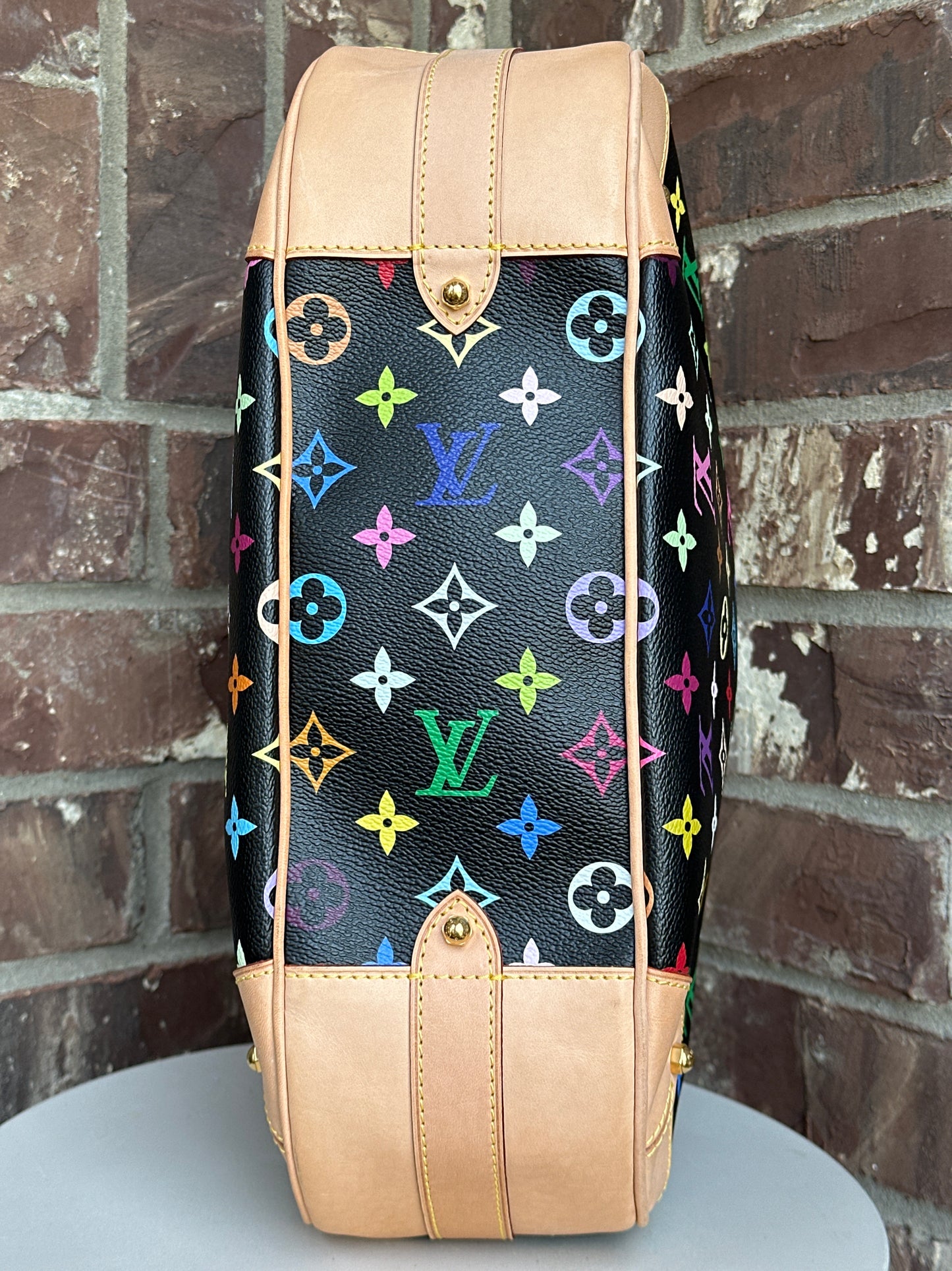 Louis Vuitton Greta Monogram Multicolor Black 61112