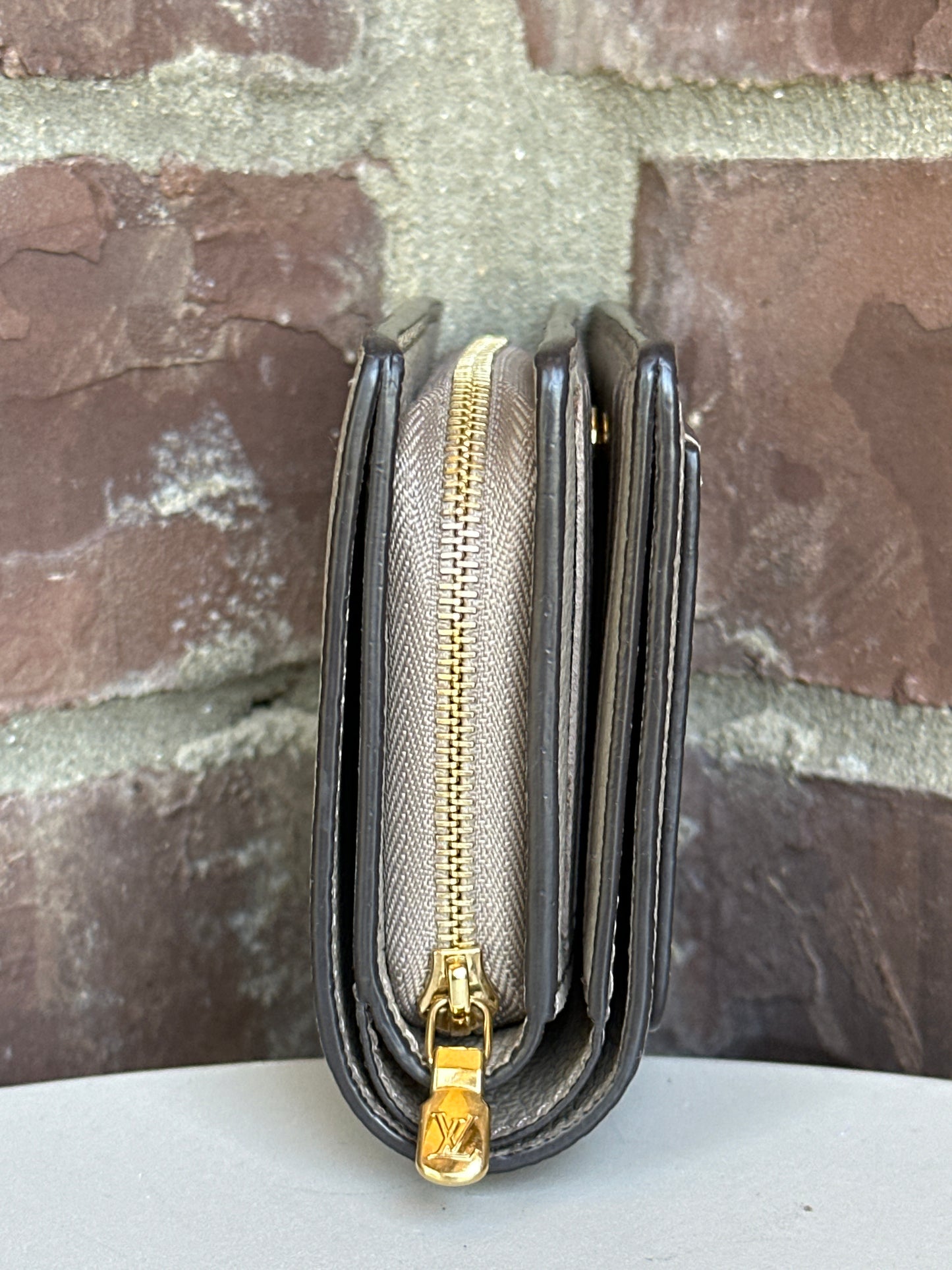 Louis Vuitton Clea Wallet Bicolor Monogram Empreinte Giant 43009