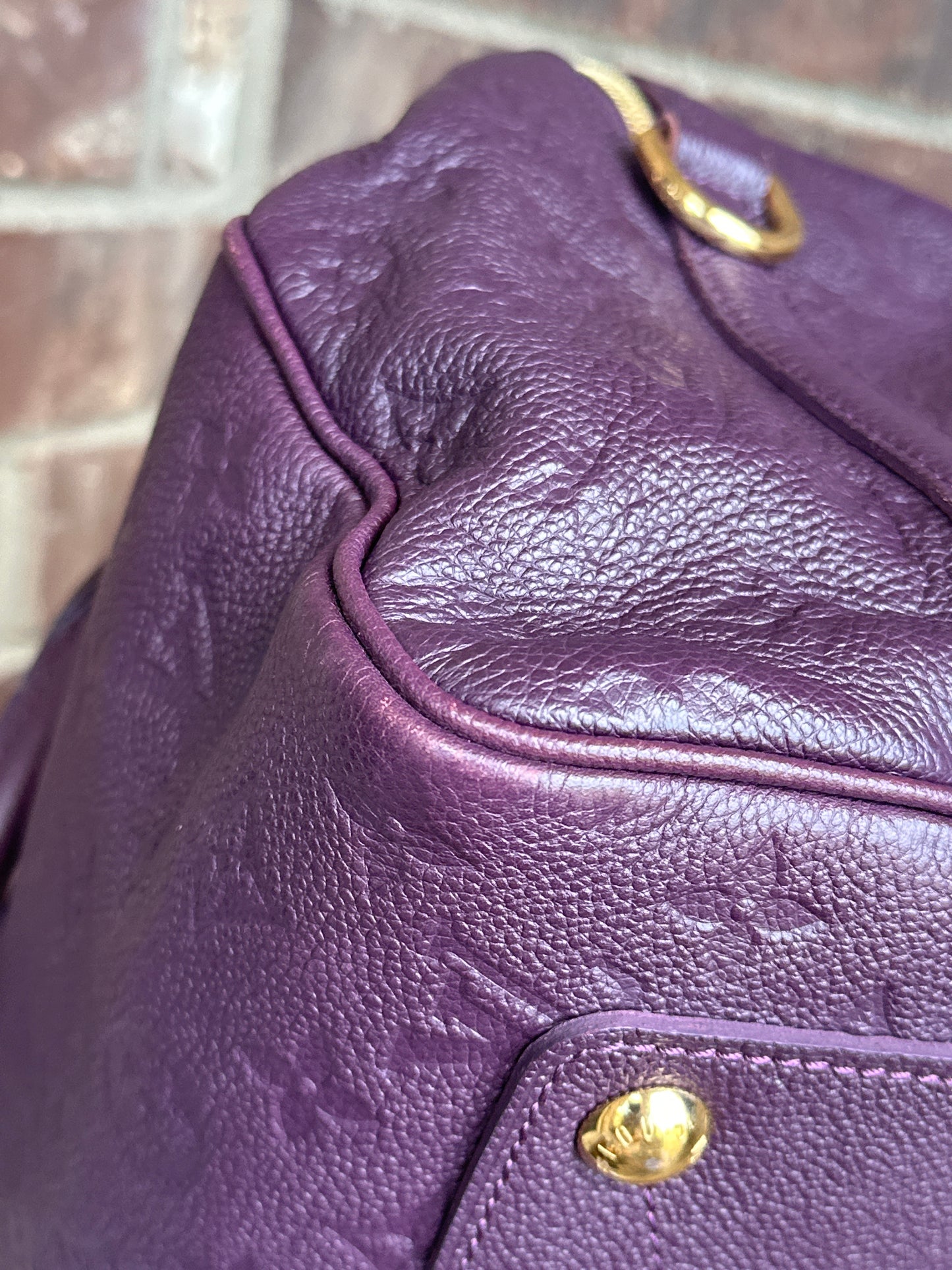 Louis Vuitton Speedy 30 Bandouliere Empreinte Leather 67991