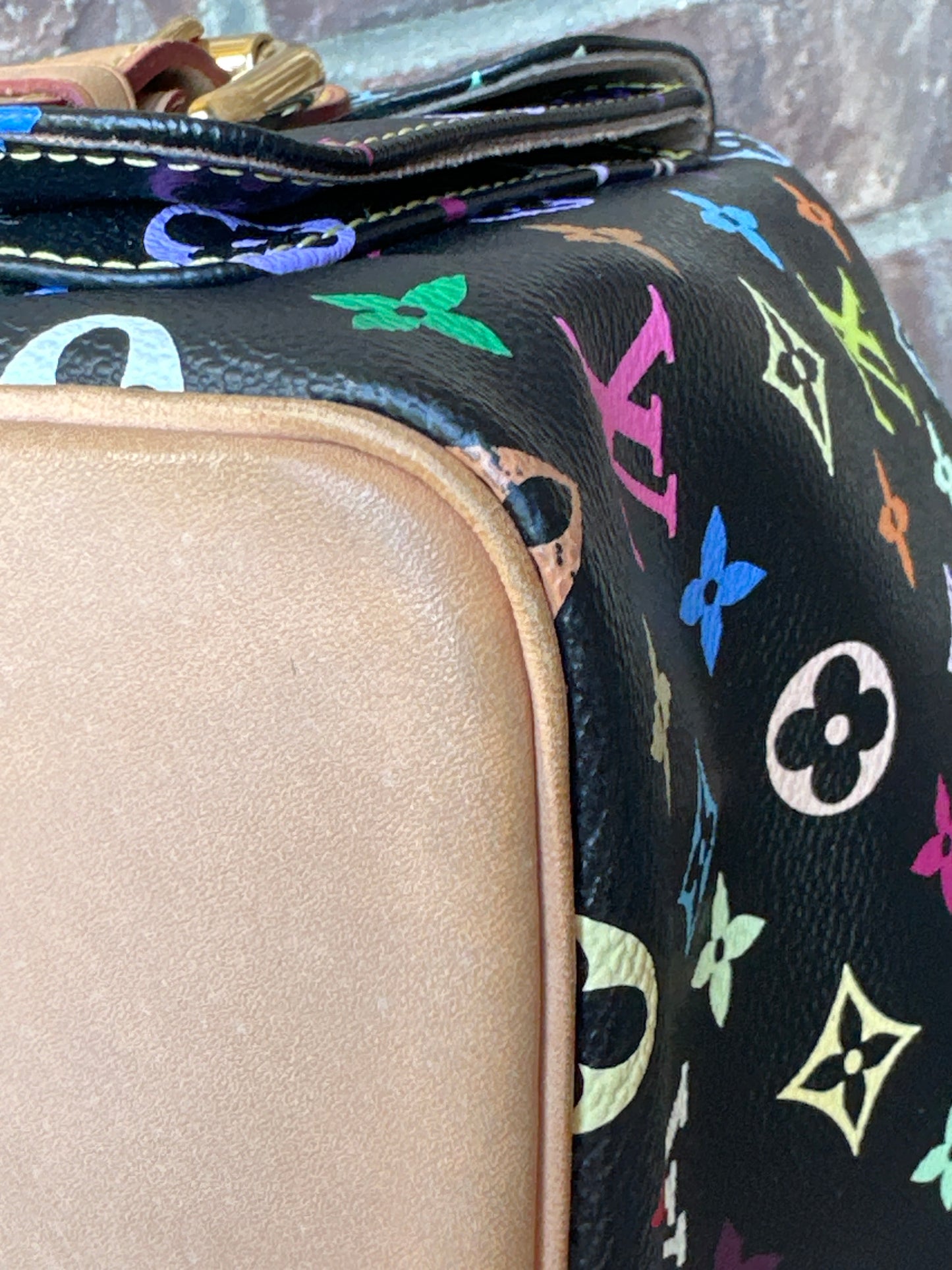 Louis Vuitton Petit Noe Handbag Monogram Multicolor 54679