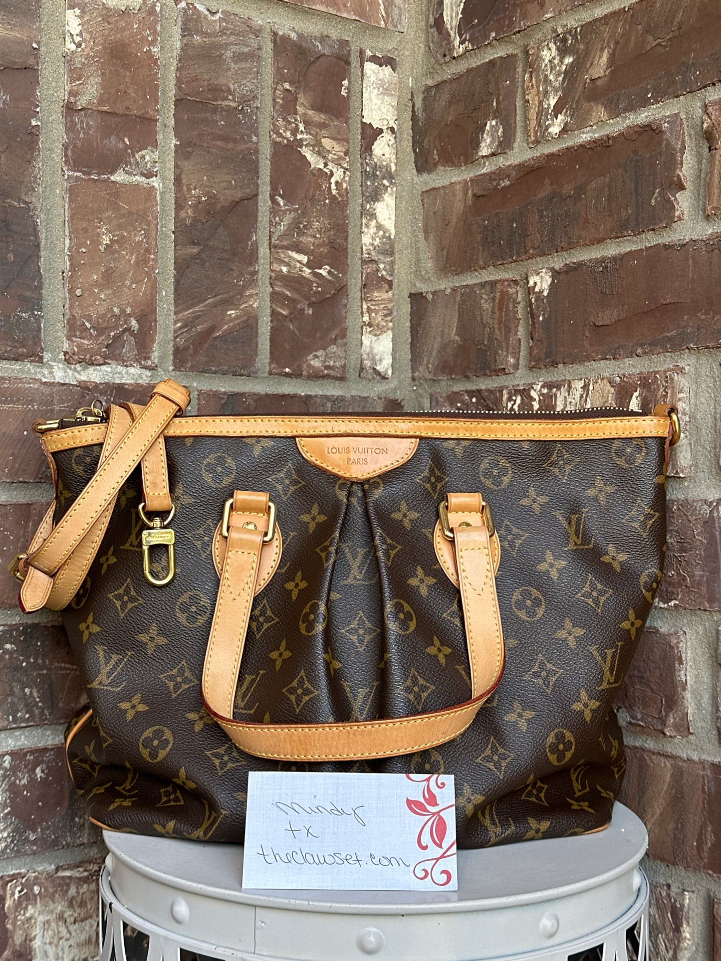 Louis Vuitton Palermo Handbag Monogram Canvas PM 84321