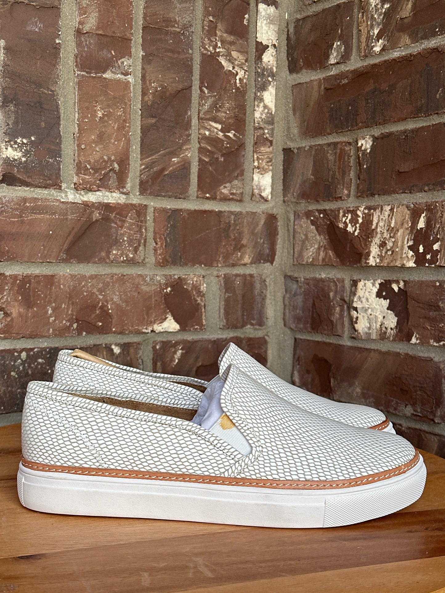 Aerosoles Newburgh White Snake Size 9M