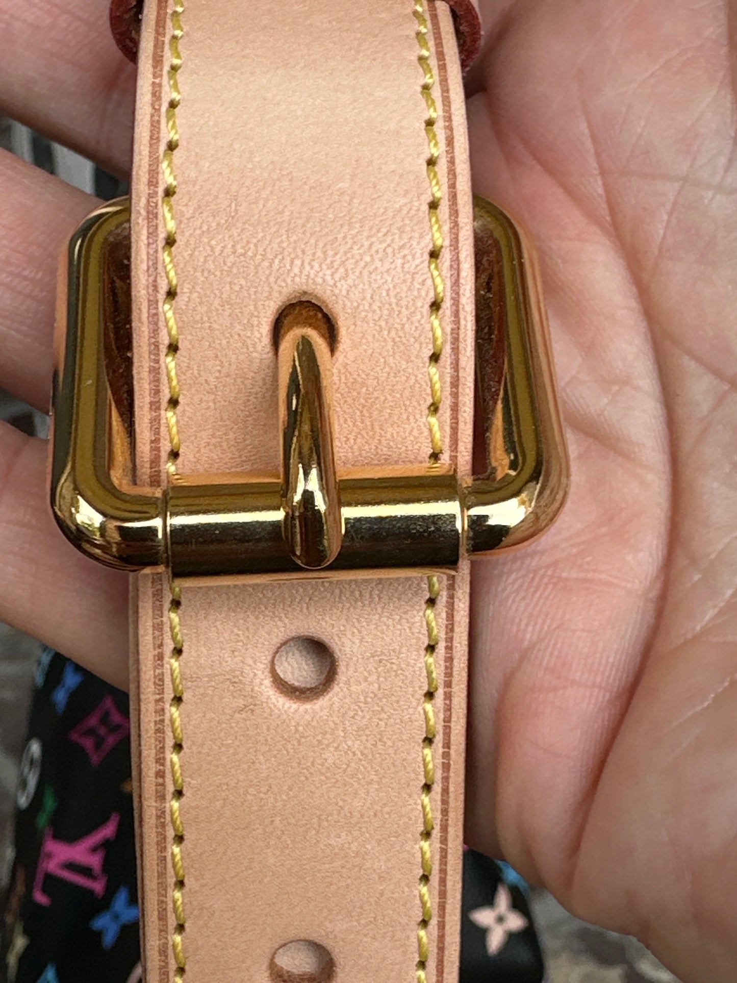 Louis Vuitton Greta Monogram Multicolor Black 61112