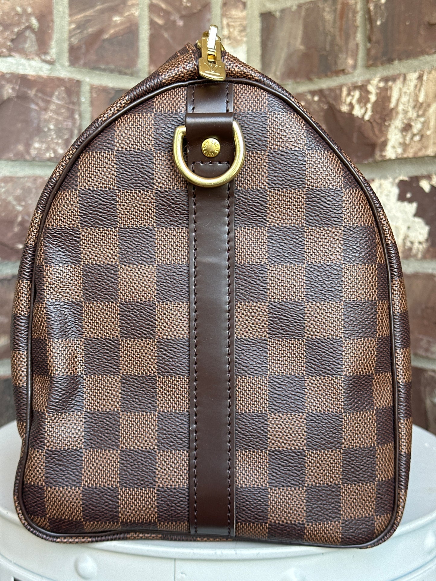 Louis Vuitton Speedy Bandouliere Bag Damier Ebene 30 90265
