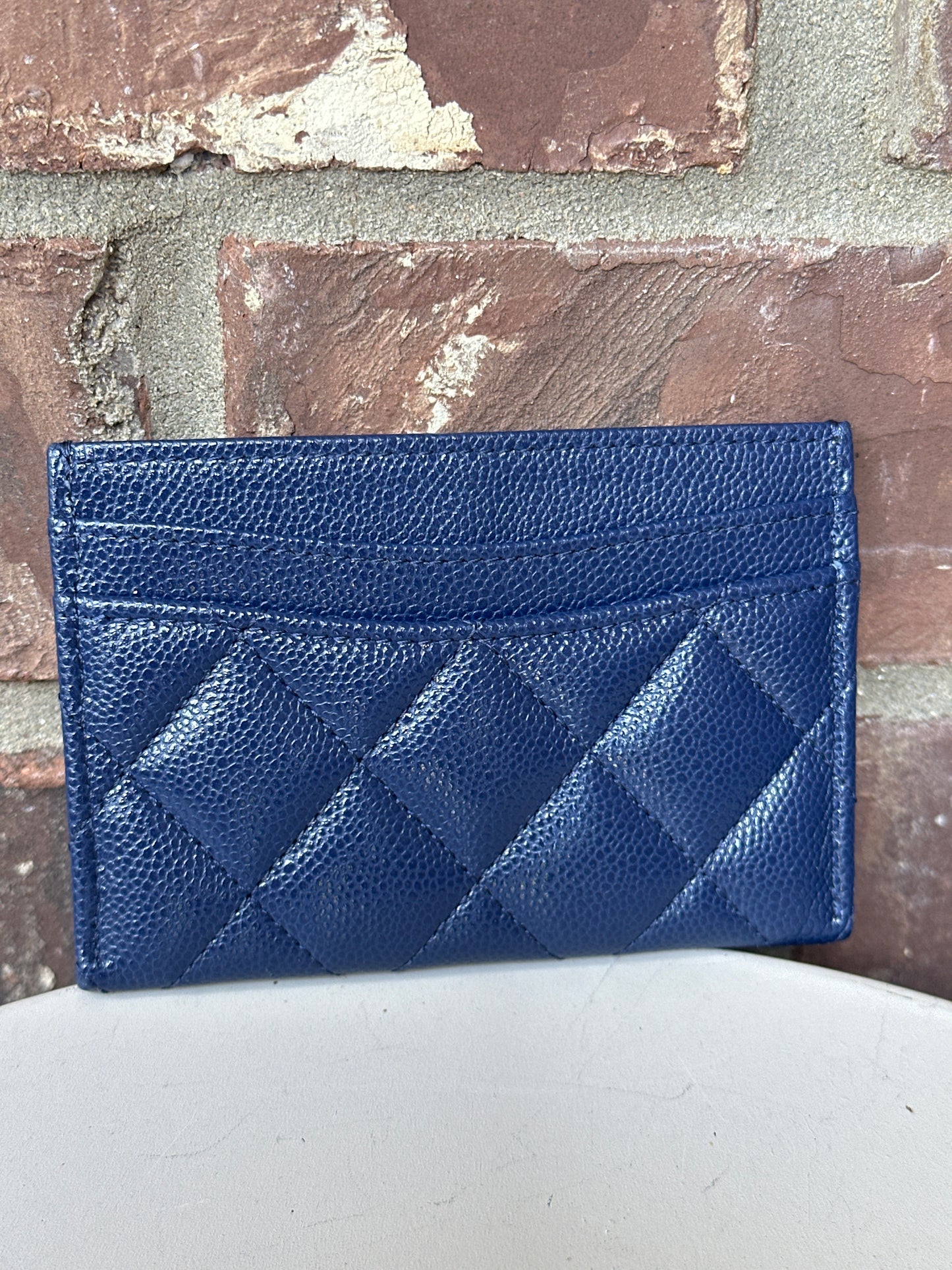 Chanel Classic Card Holder Quilted Caviar 54489
