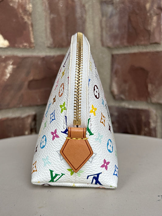 Louis Vuitton Monogram White Multicolor Cosmetic 56332