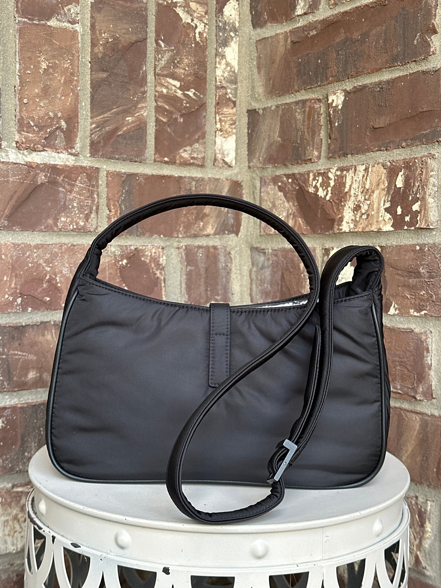 Saint Laurent Le 5 a 7 Hobo Nylon Small 32678
