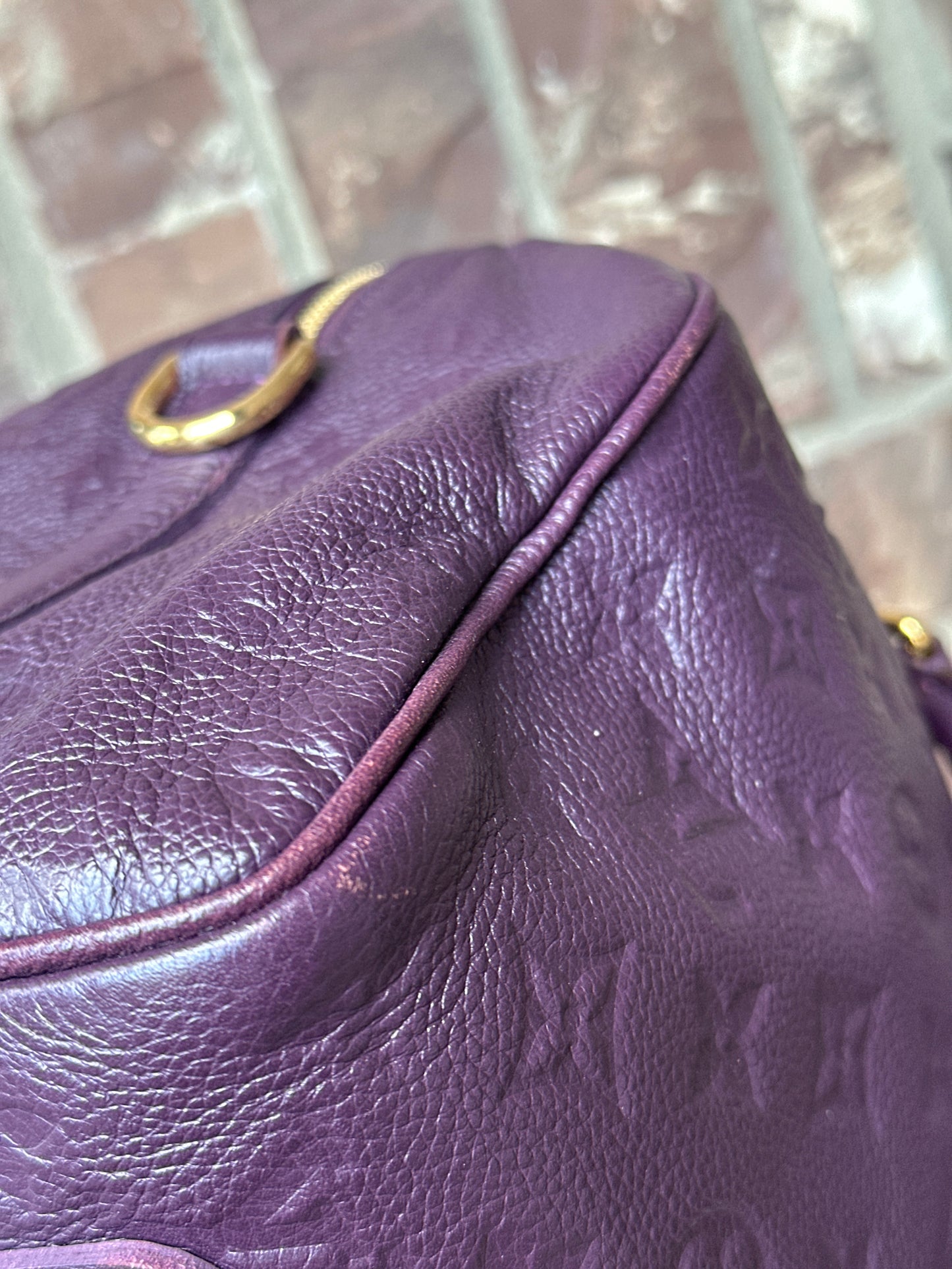 Louis Vuitton Speedy 30 Bandouliere Empreinte Leather 67991