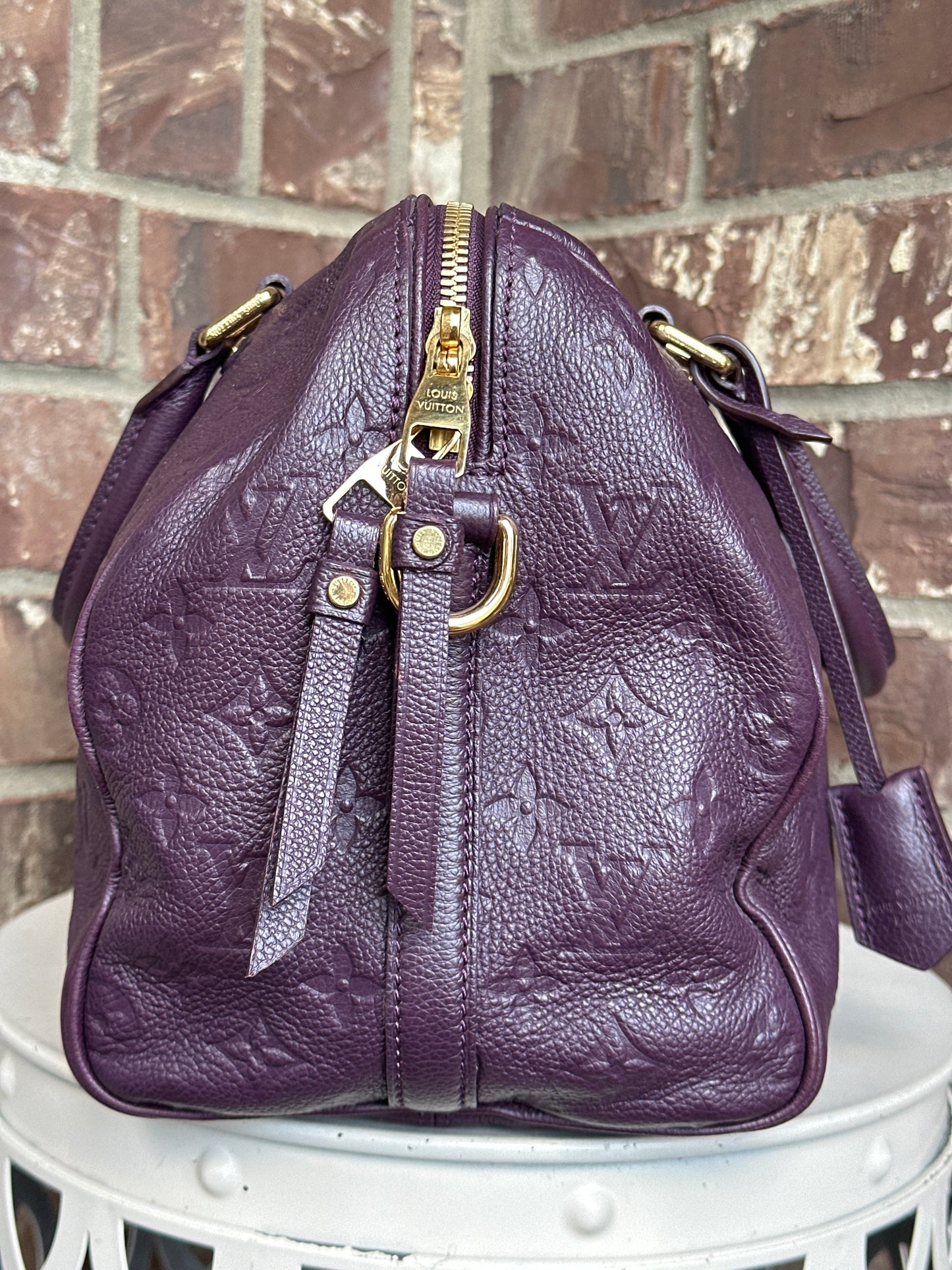 Louis Vuitton Speedy 30 Bandouliere Empreinte Leather 67991