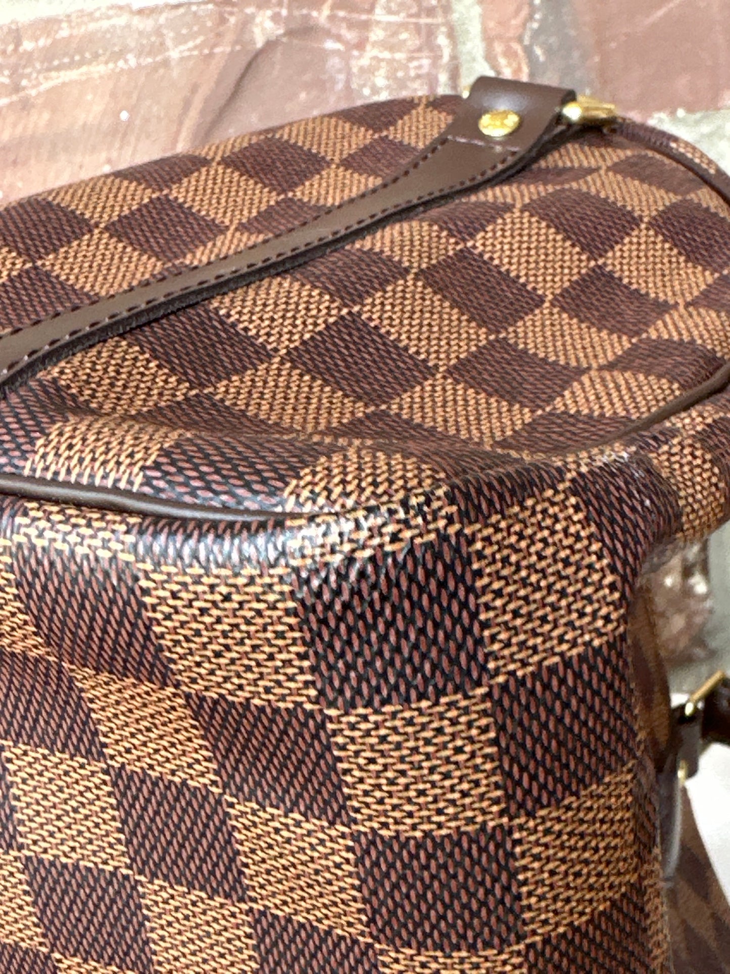 Louis Vuitton Speedy Bandouliere Bag Damier Ebene 25 76909