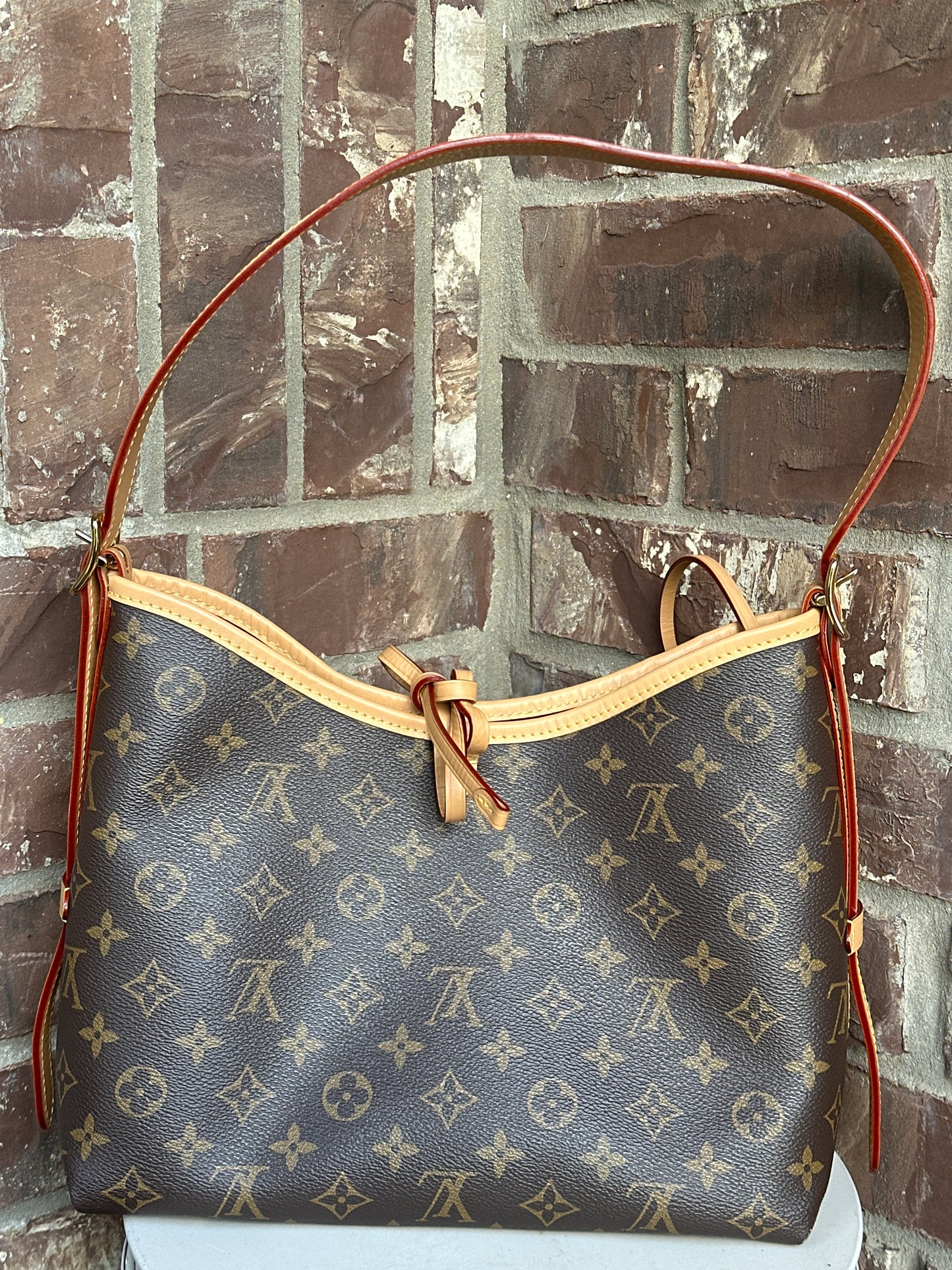 Louis Vuitton CarryAll Hobo Monogram Canvas PM 79989