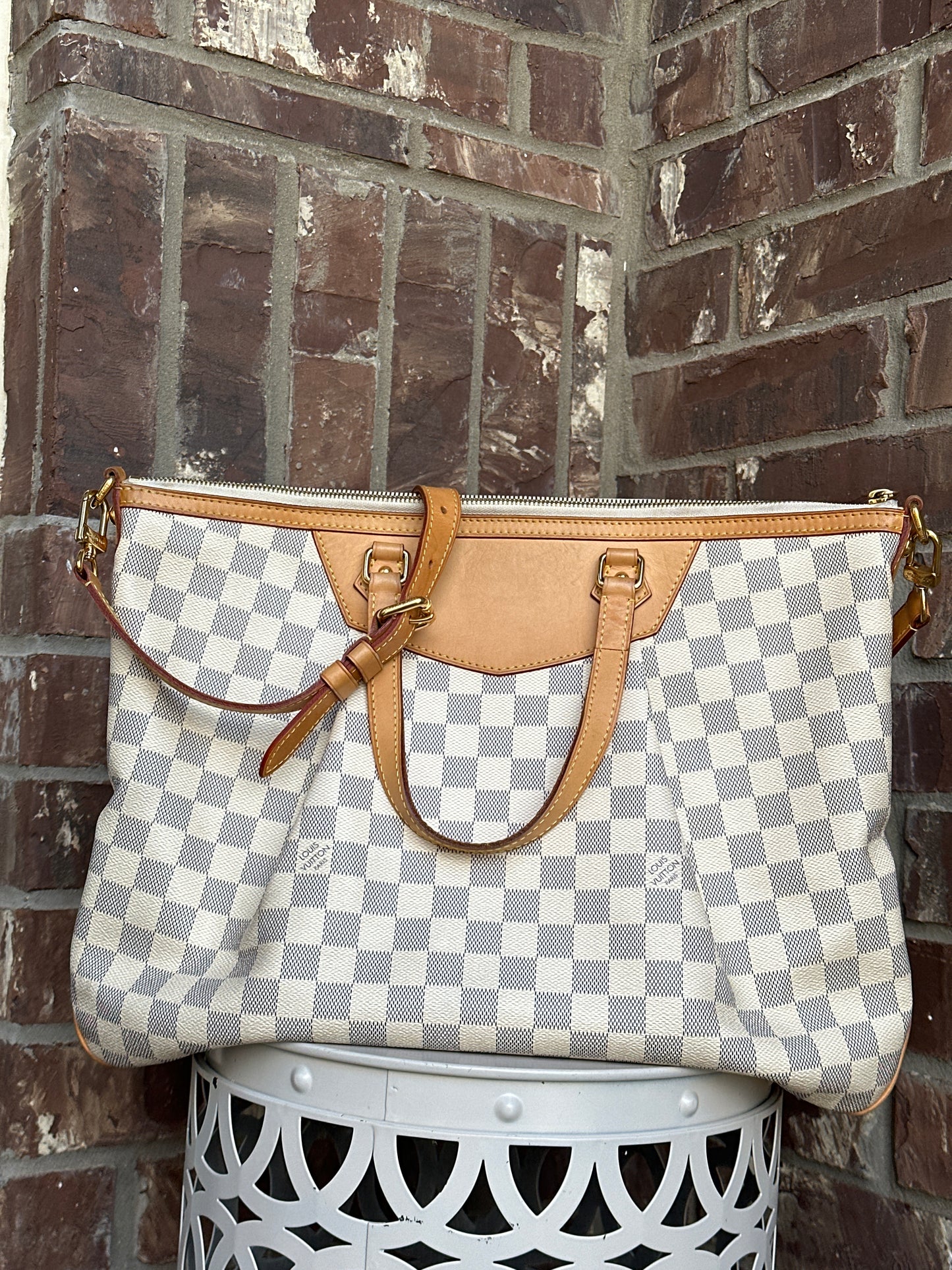 Louis Vuitton Siracusa Handbag Damier GM 709336231
