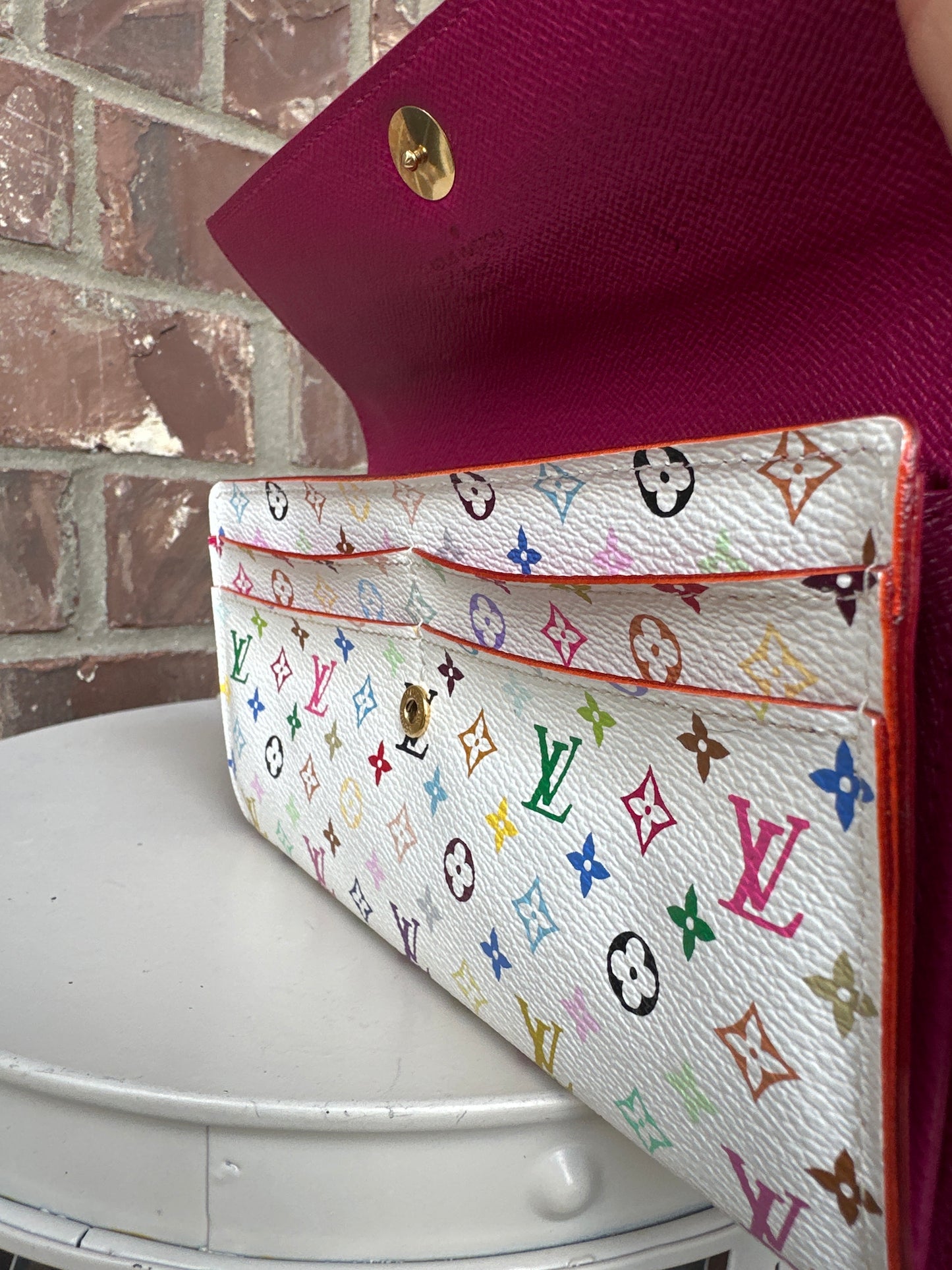 Louis Vuitton Multicolor Sarah Wallet 87234