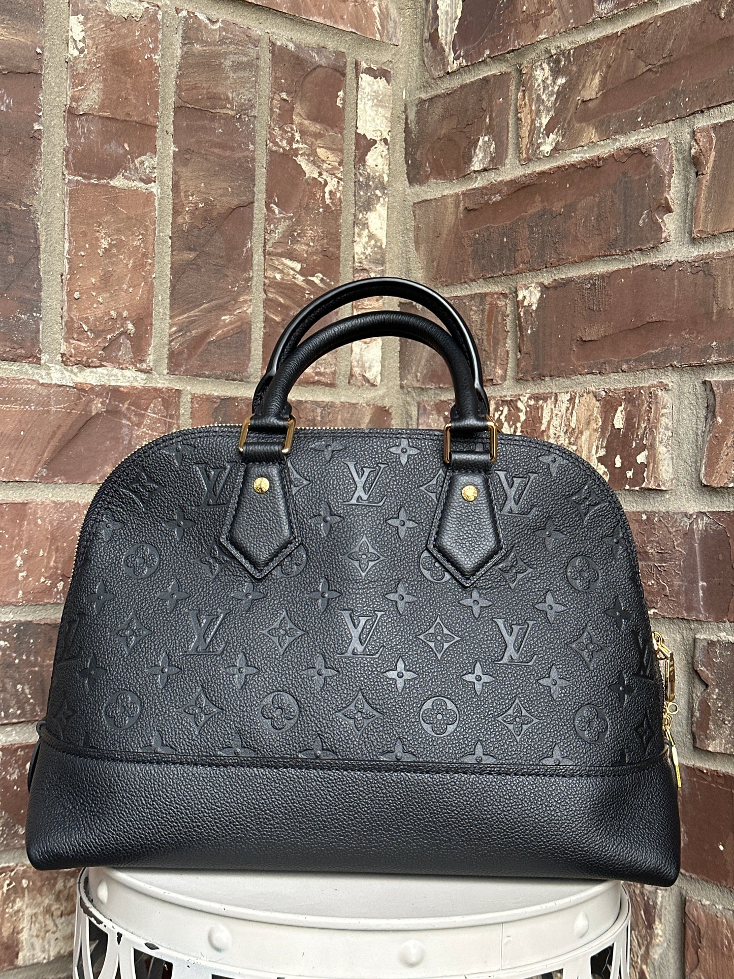 Louis Vuitton Neo Alma Handbag Monogram Empreinte Leather PM 47789