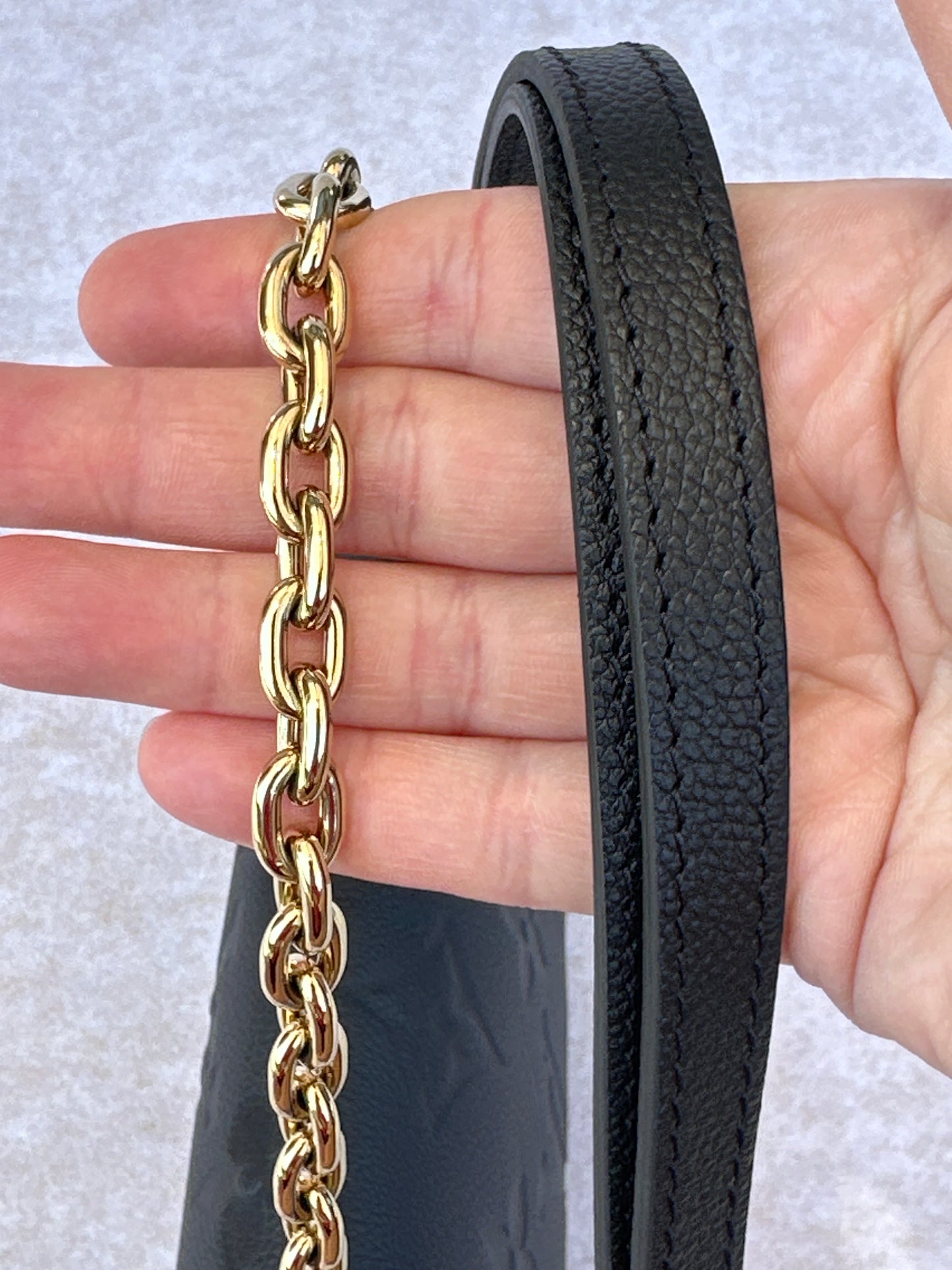 Louis Vuitton Ivy Wallet on Chain Monogram Empreinte Giant 55576