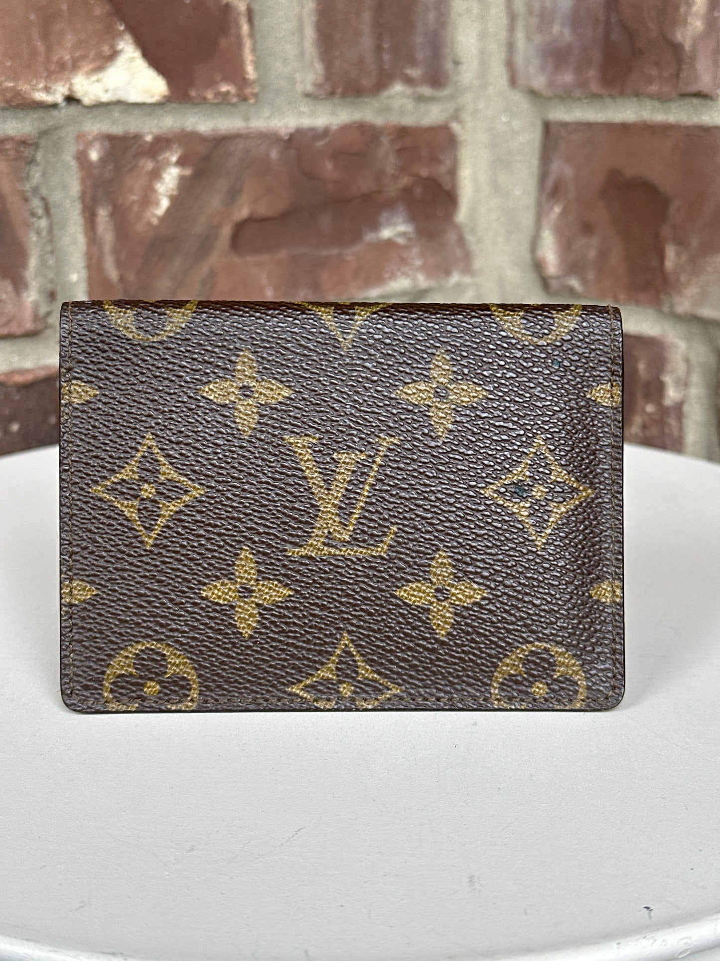 Louis Vuitton Monogram Porto 2 Cult Vertical Pass Case 95112