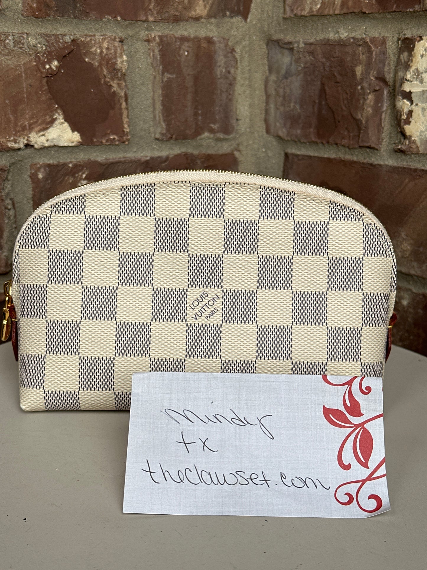 Louis Vuitton Damier Azur Cosmetic Pouch 84532