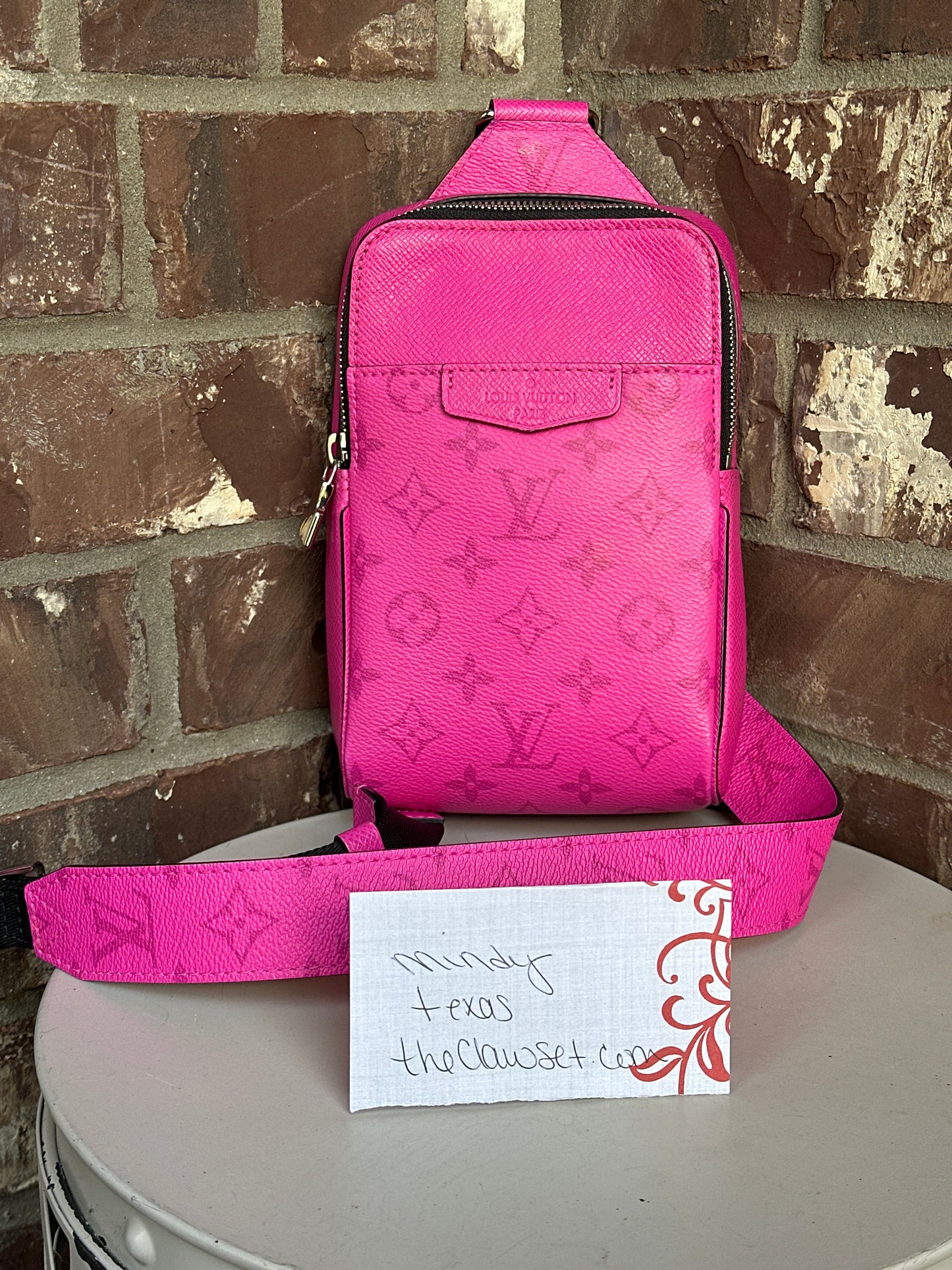 Louis Vuitton Outdoor Slingbag Monogram Taigarama 65534