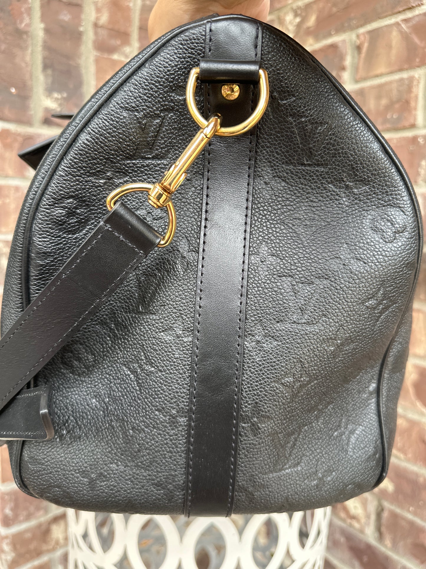 Louis Vuitton Monogram Giant Empreinte Keepall 45 Bandoulière 41123
