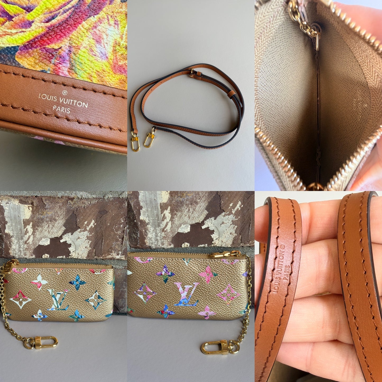 Louis Vuitton Bucket Bag Limited Edition Garden Monogram Canvas Nano 43957