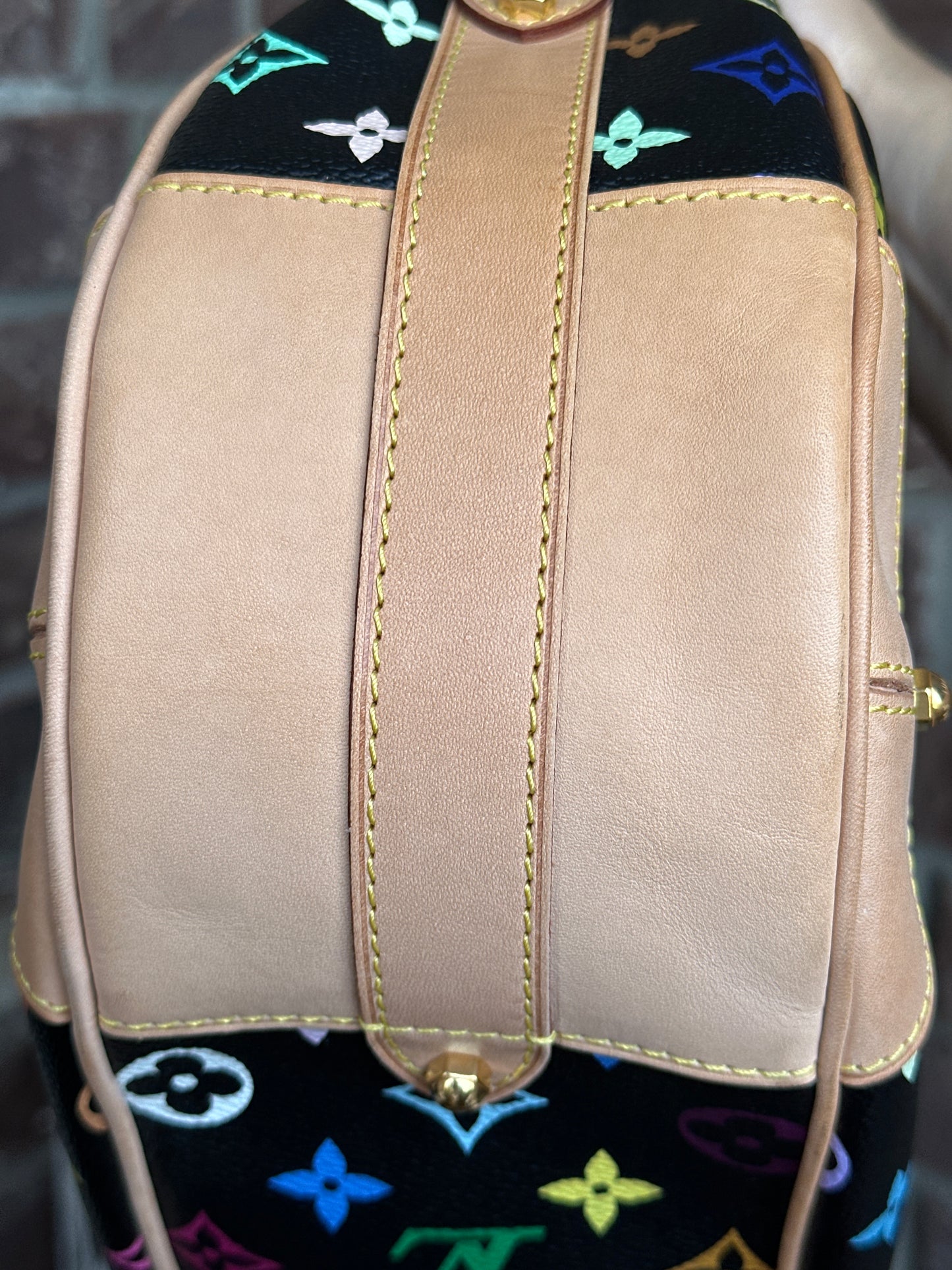 Louis Vuitton Greta Monogram Multicolor Black 61112