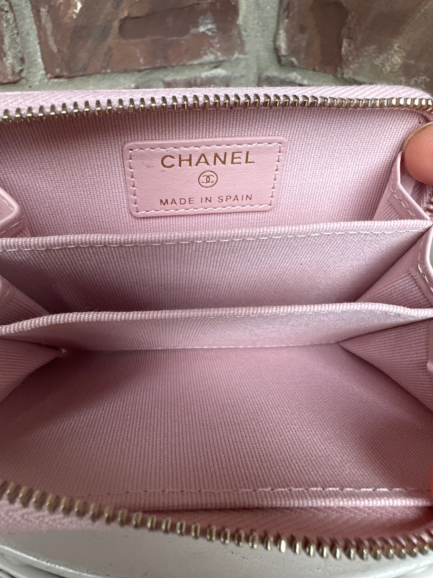 Chanel CC Zip Coin Purse Quilted Caviar Small 32554