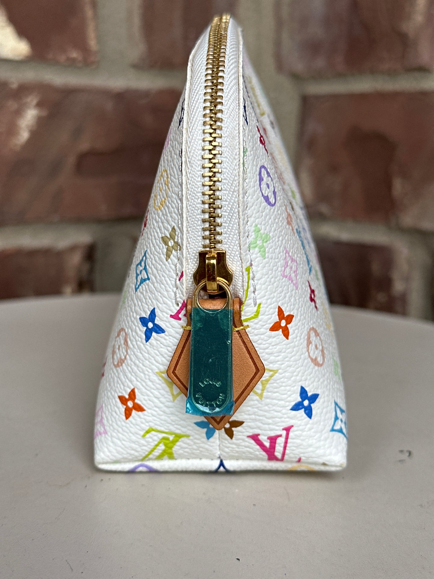 Louis Vuitton Monogram White Multicolor Cosmetic 56332