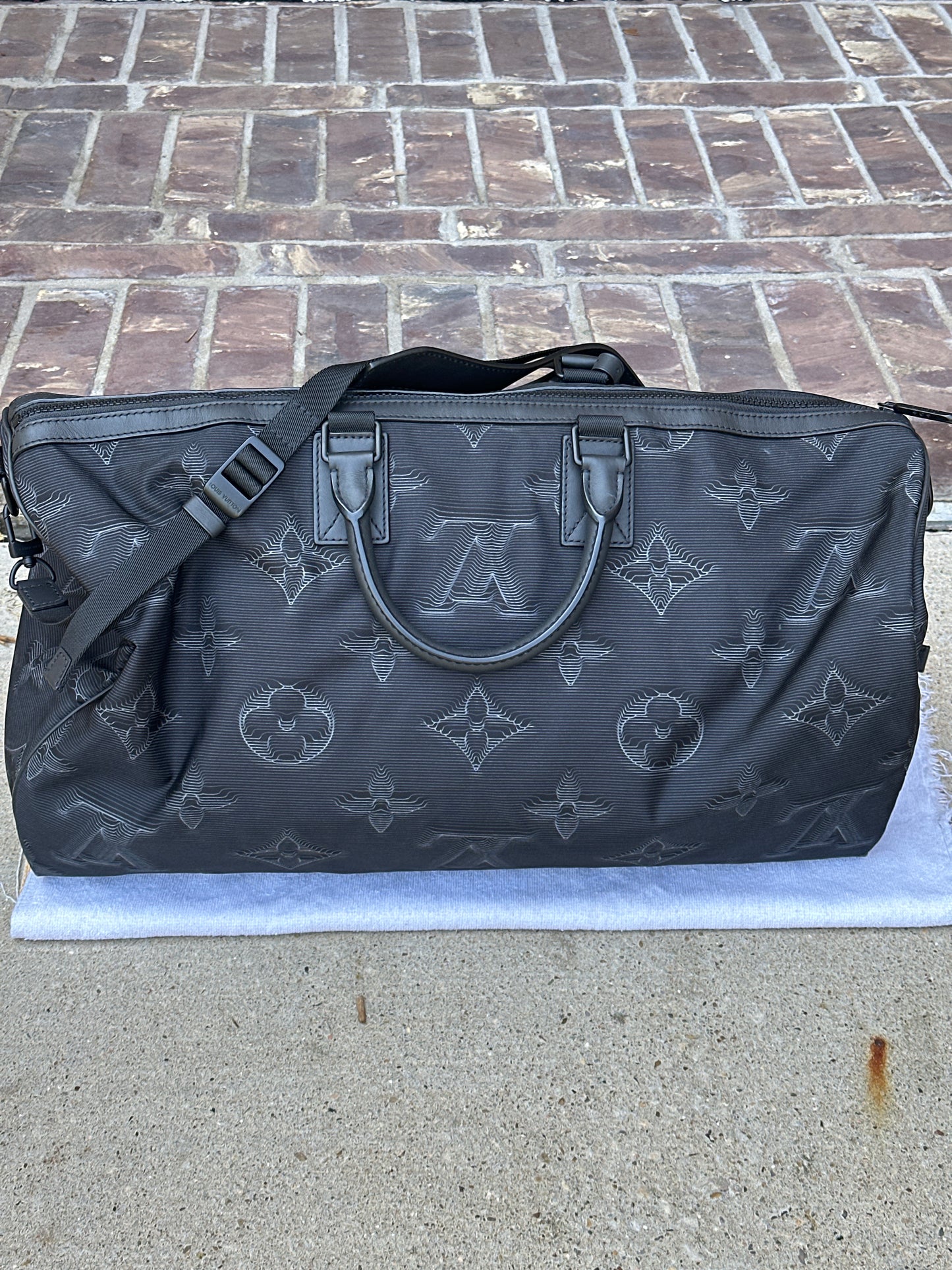 Louis Vuitton Reversible Keepall Bandouliere Bag LE 2054 Monogram Textile 50 711325195