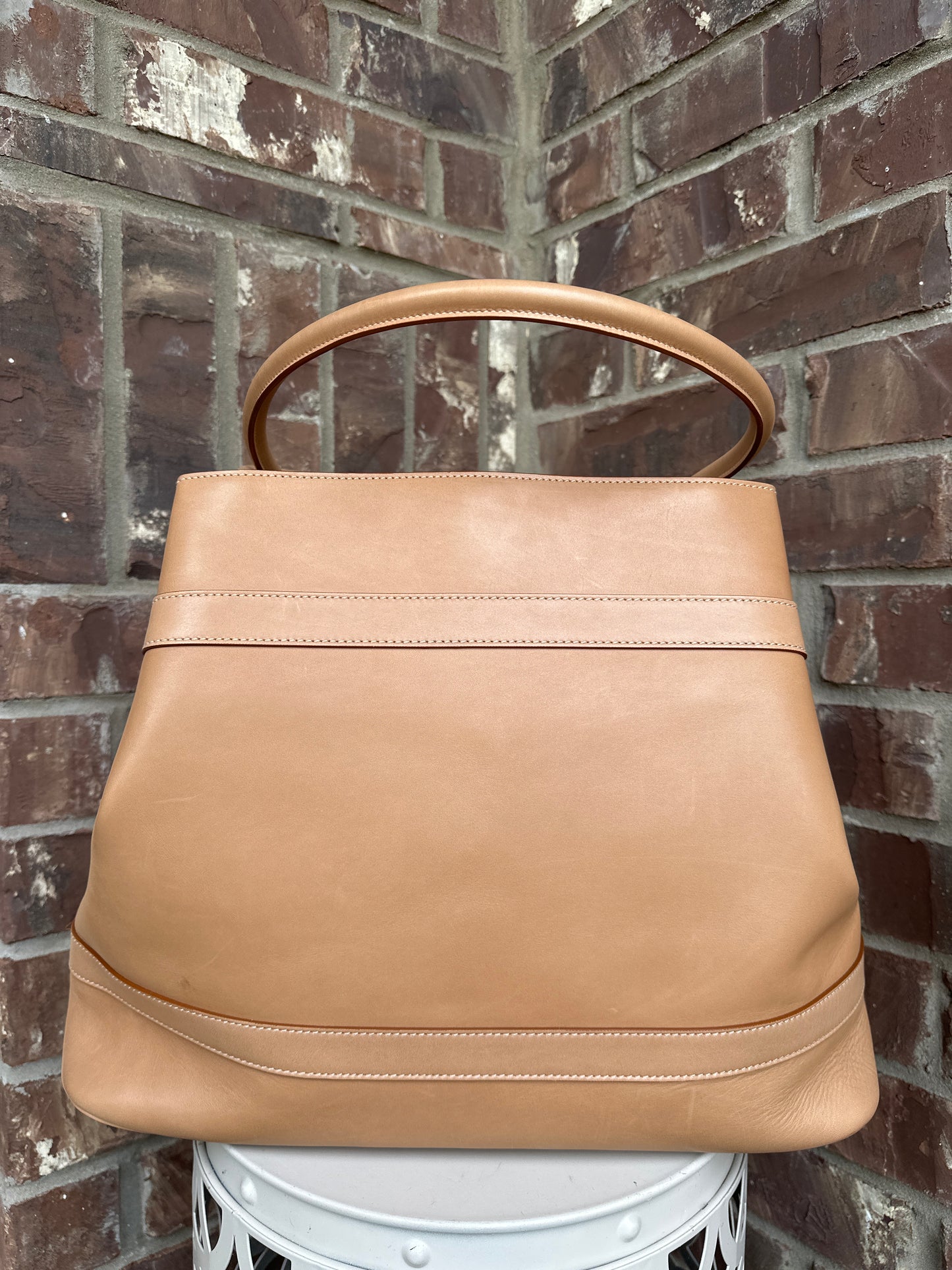 Saint Laurent Rive Gauche Tote Bag Leather Large 95567