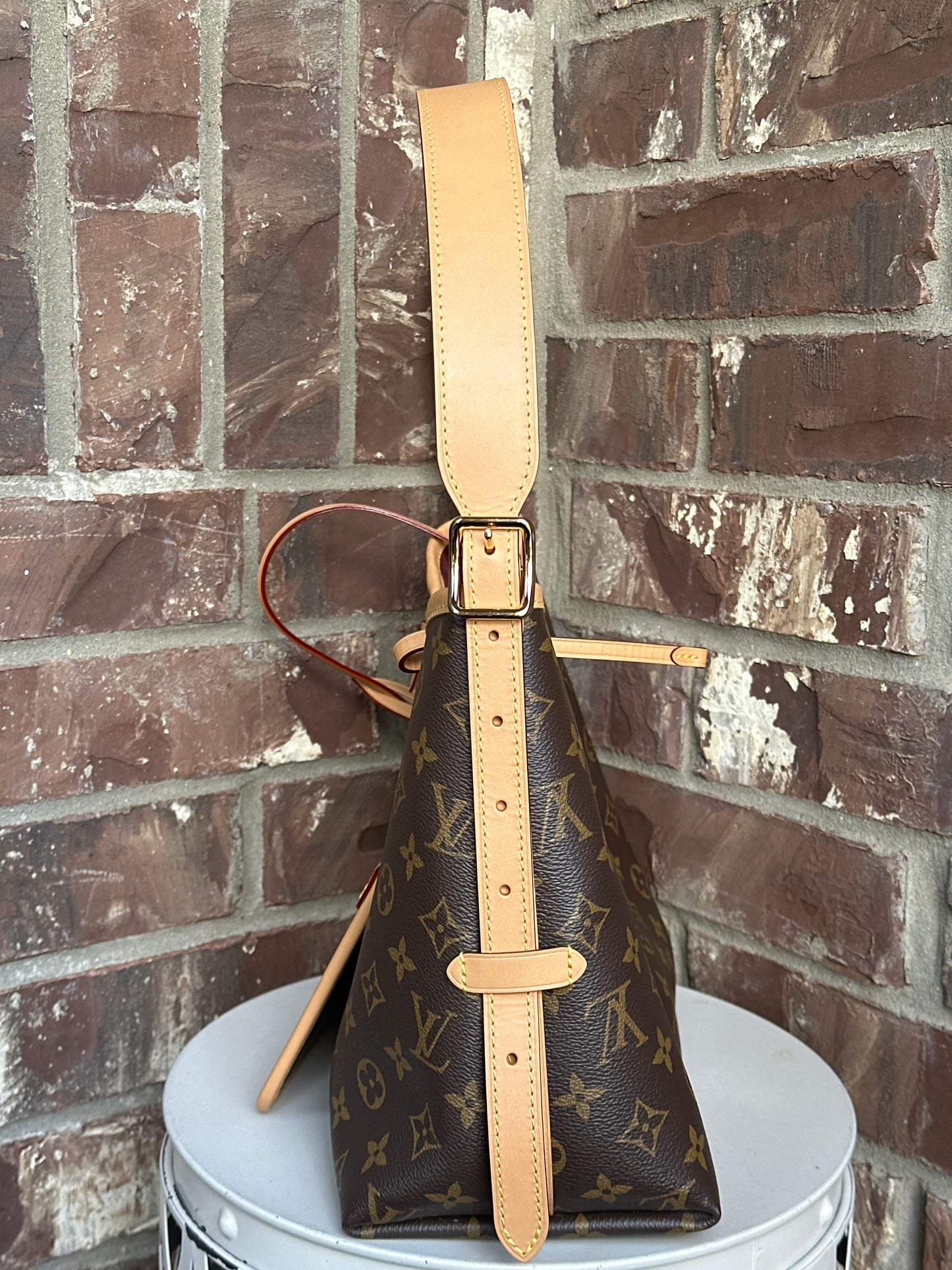 Louis Vuitton CarryAll Hobo Monogram Canvas PM 79989