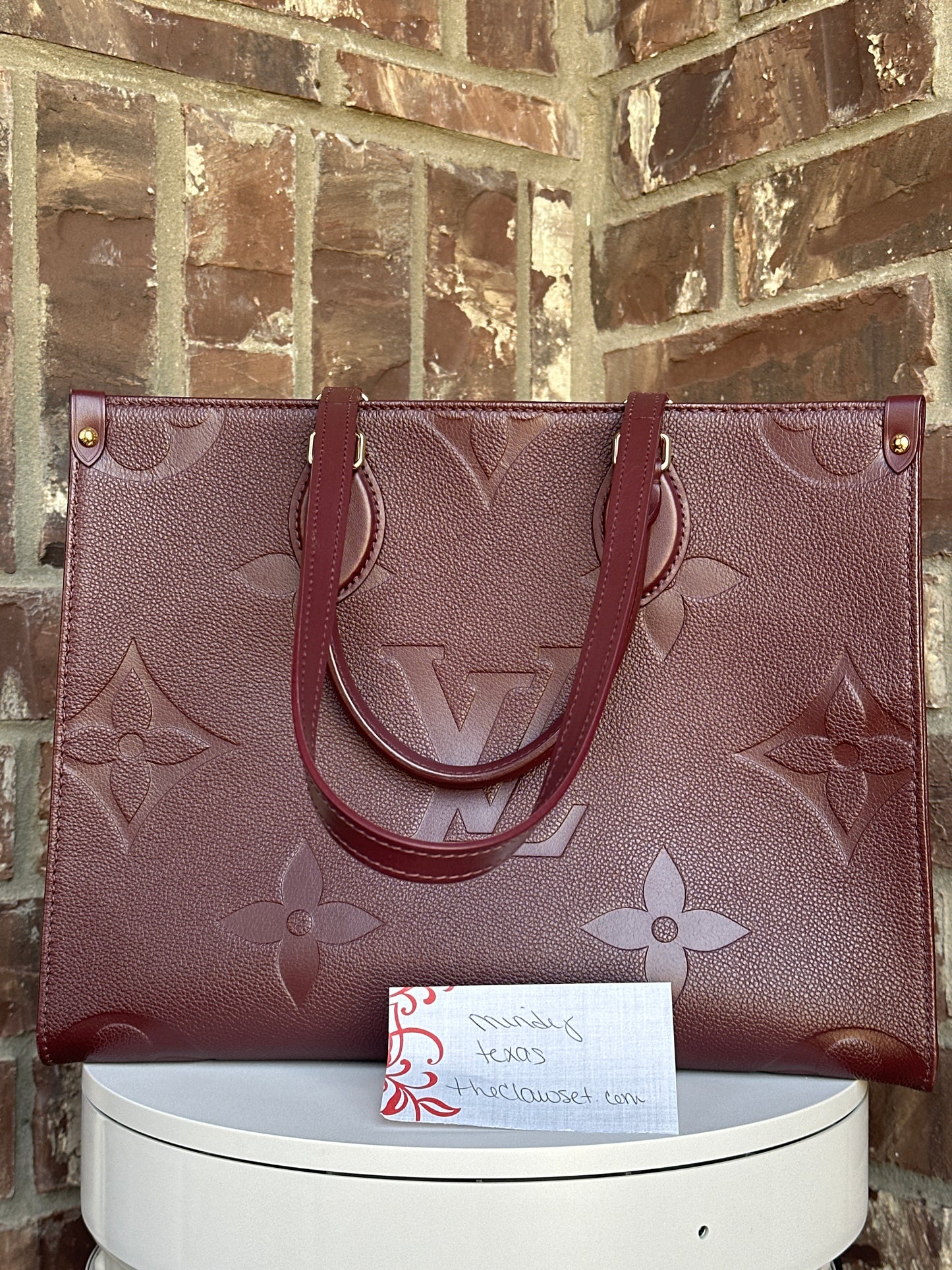 Louis Vuitton OnTheGo Tote Monogram Empreinte Giant MM 32898