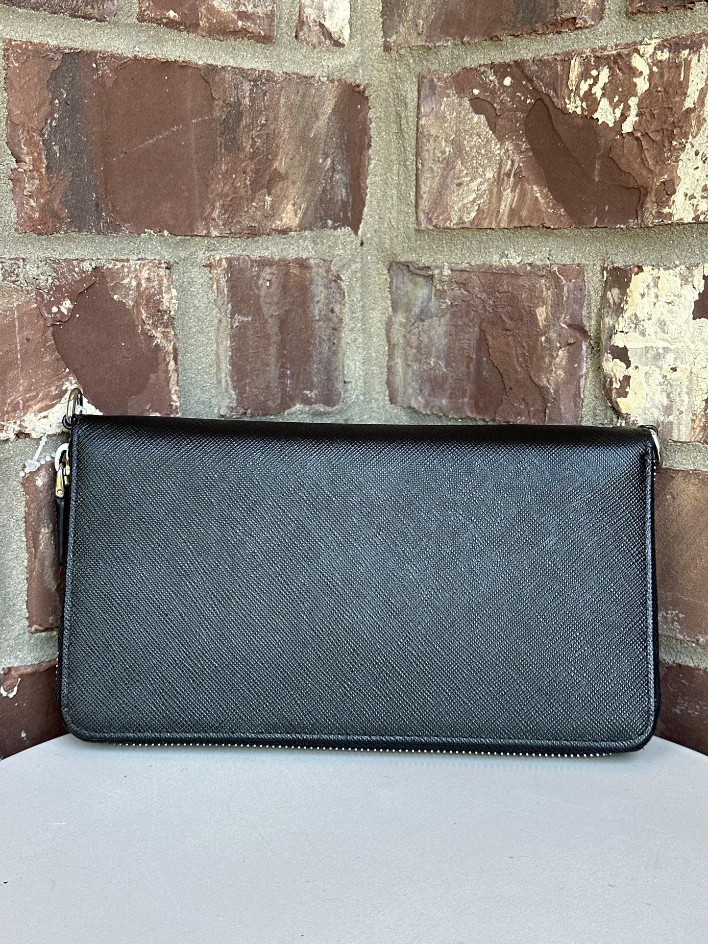 Prada Document Holder on Strap Saffiano Leather 31123