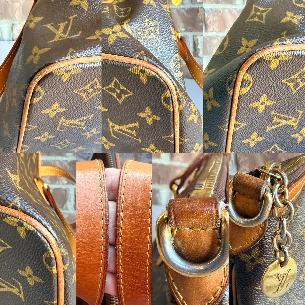 Louis Vuitton Palermo Handbag Monogram Canvas PM 54756