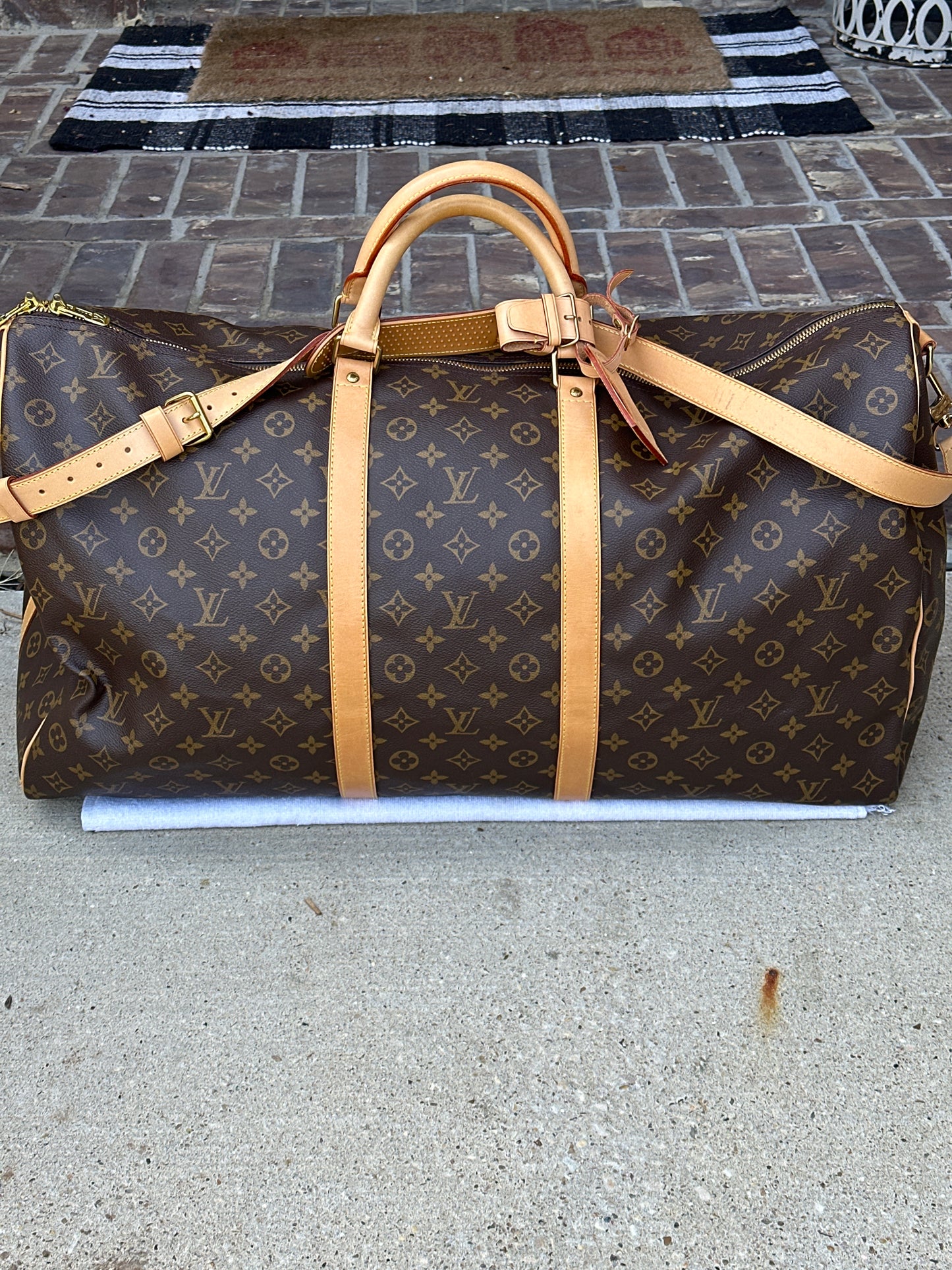 Louis Vuitton Keepall Bandouliere Bag Monogram Canvas 60 712321052