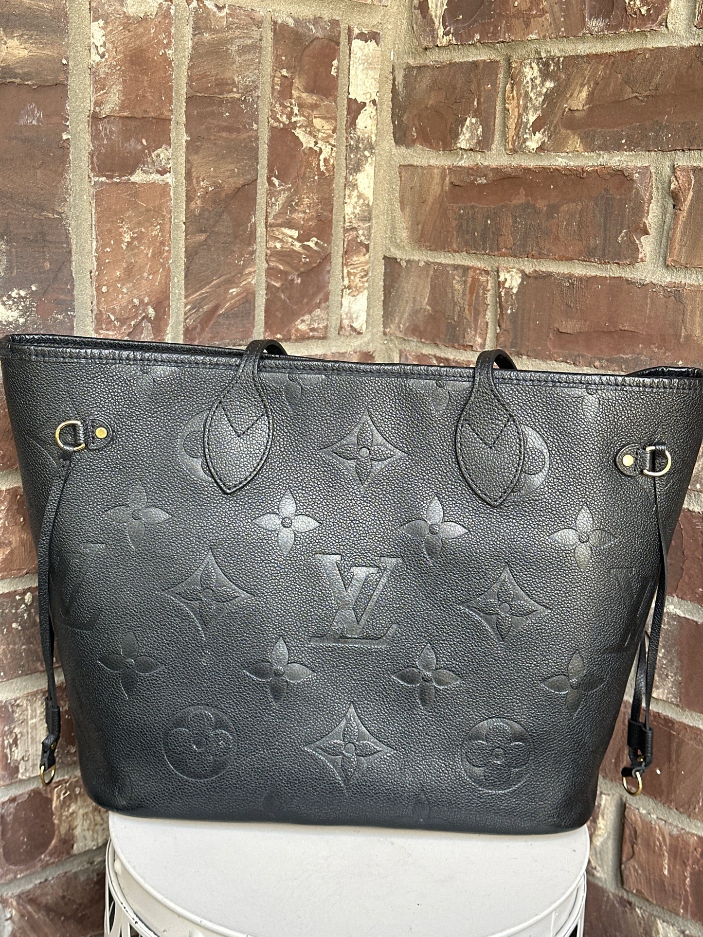 Louis Vuitton Neverfull NM Tote Monogram Empreinte Giant MM 99876