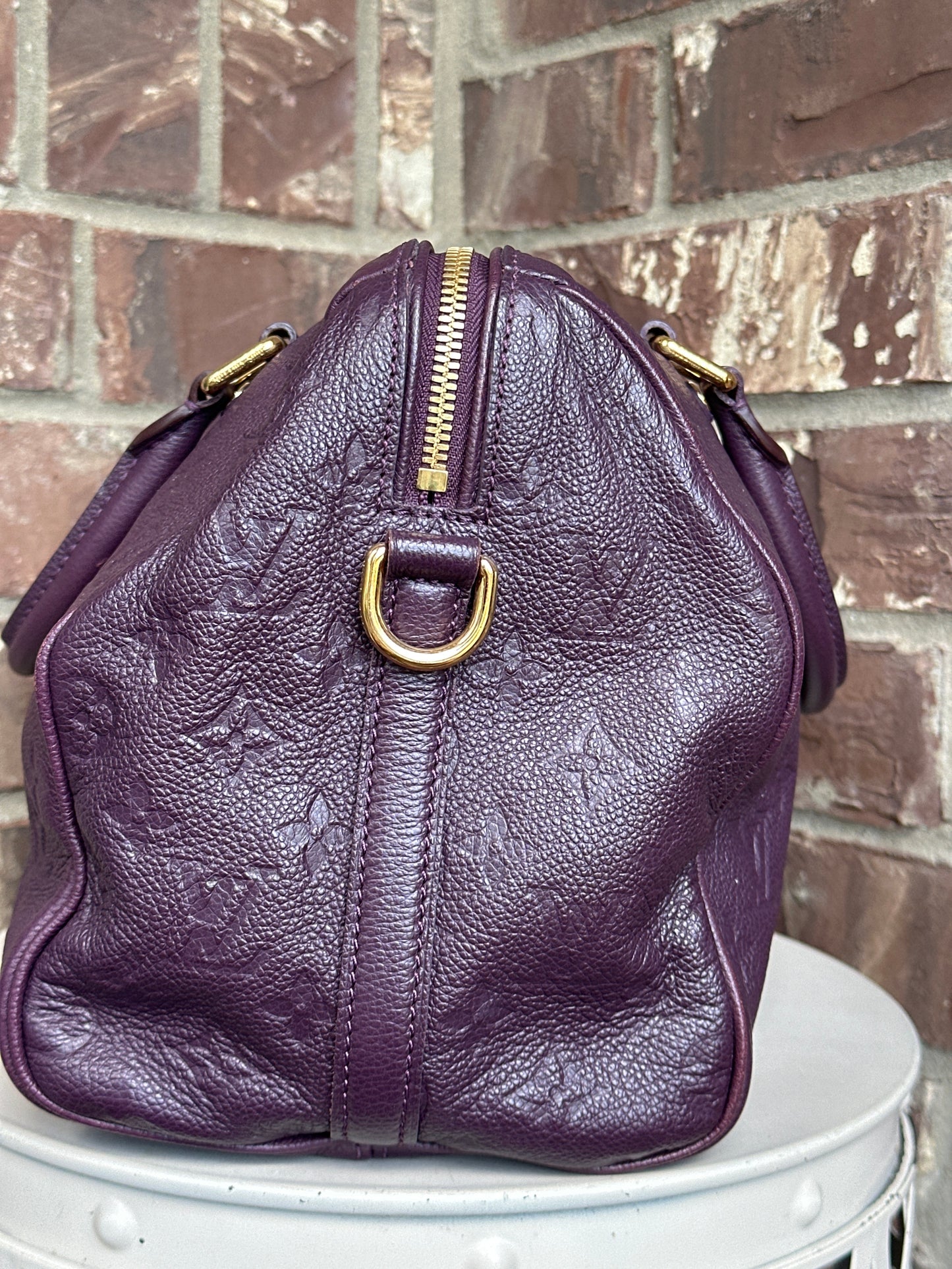 Louis Vuitton Speedy 30 Bandouliere Empreinte Leather 67991