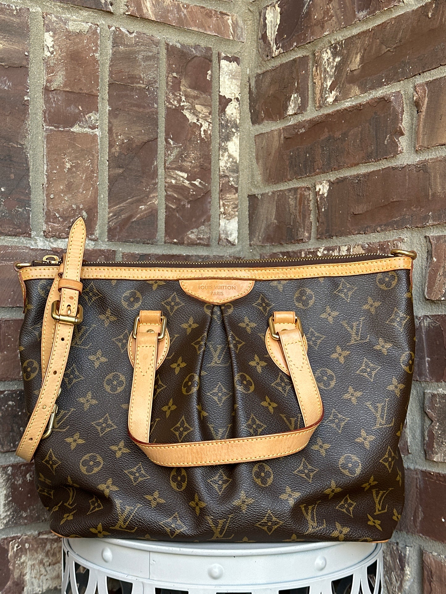 Louis Vuitton Palermo Handbag Monogram Canvas PM 84321