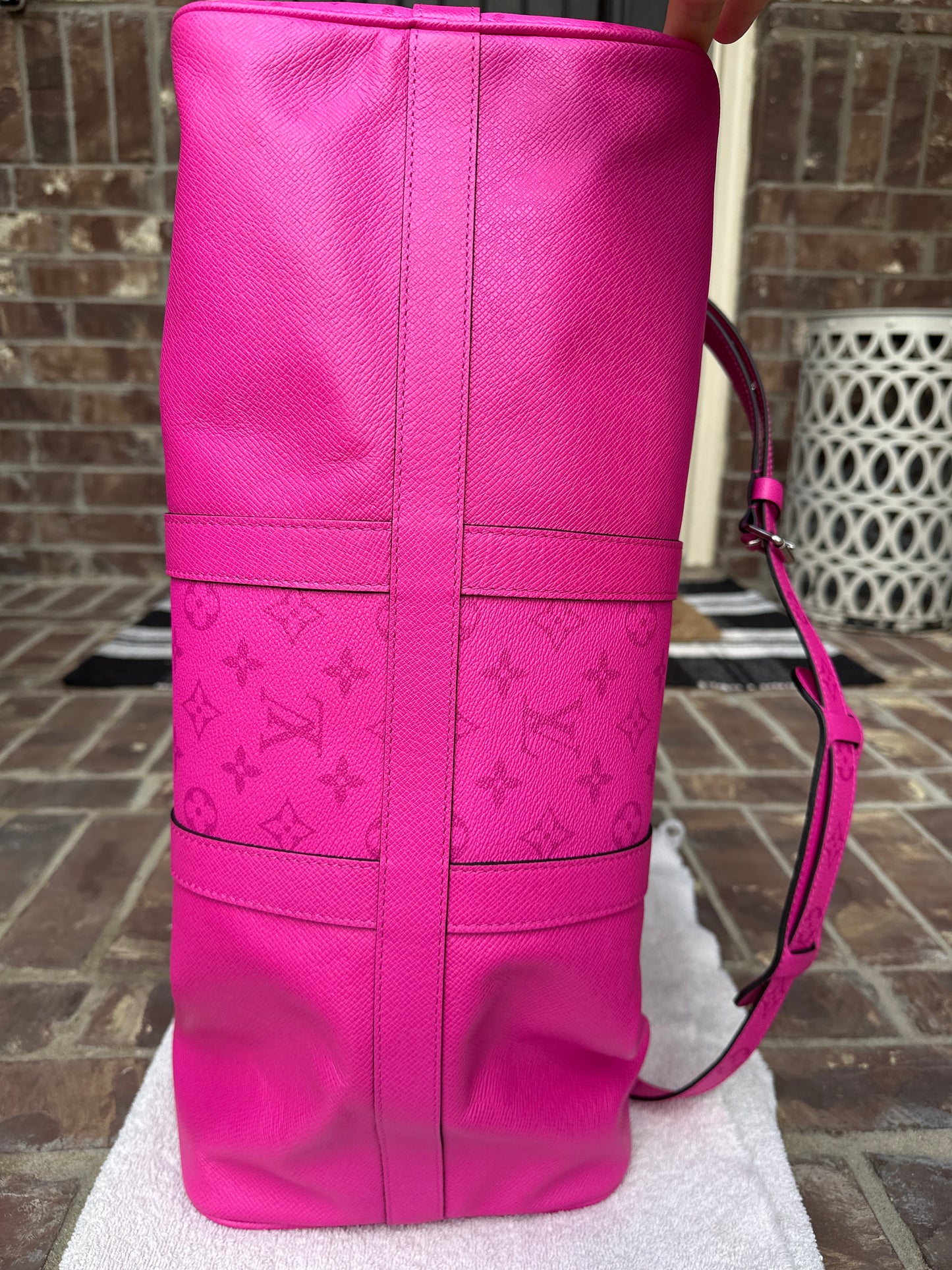 Louis Vuitton Keepall Bandouliere Bag Monogram Taigarama 50 709352317