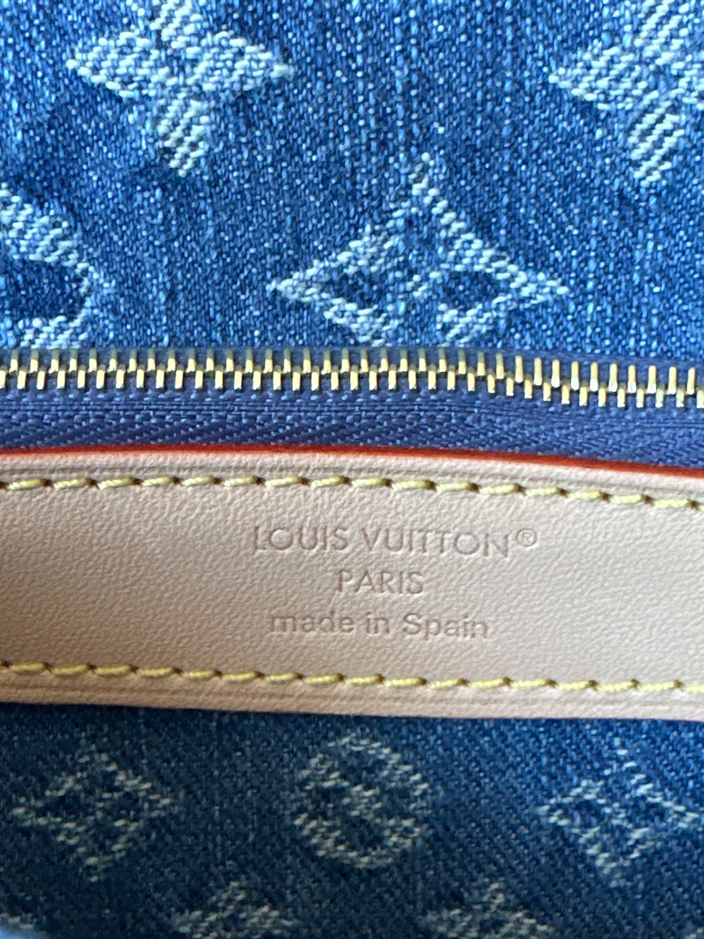 Louis Vuitton Diane NM Denim 57878